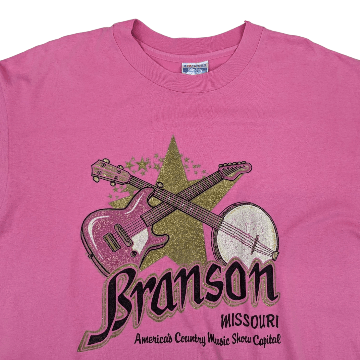 Band Tees Vintage 80's BRANSON Country Music Festival T-Shirt Size US XL / EU 56 / 4 - 4 Thumbnail