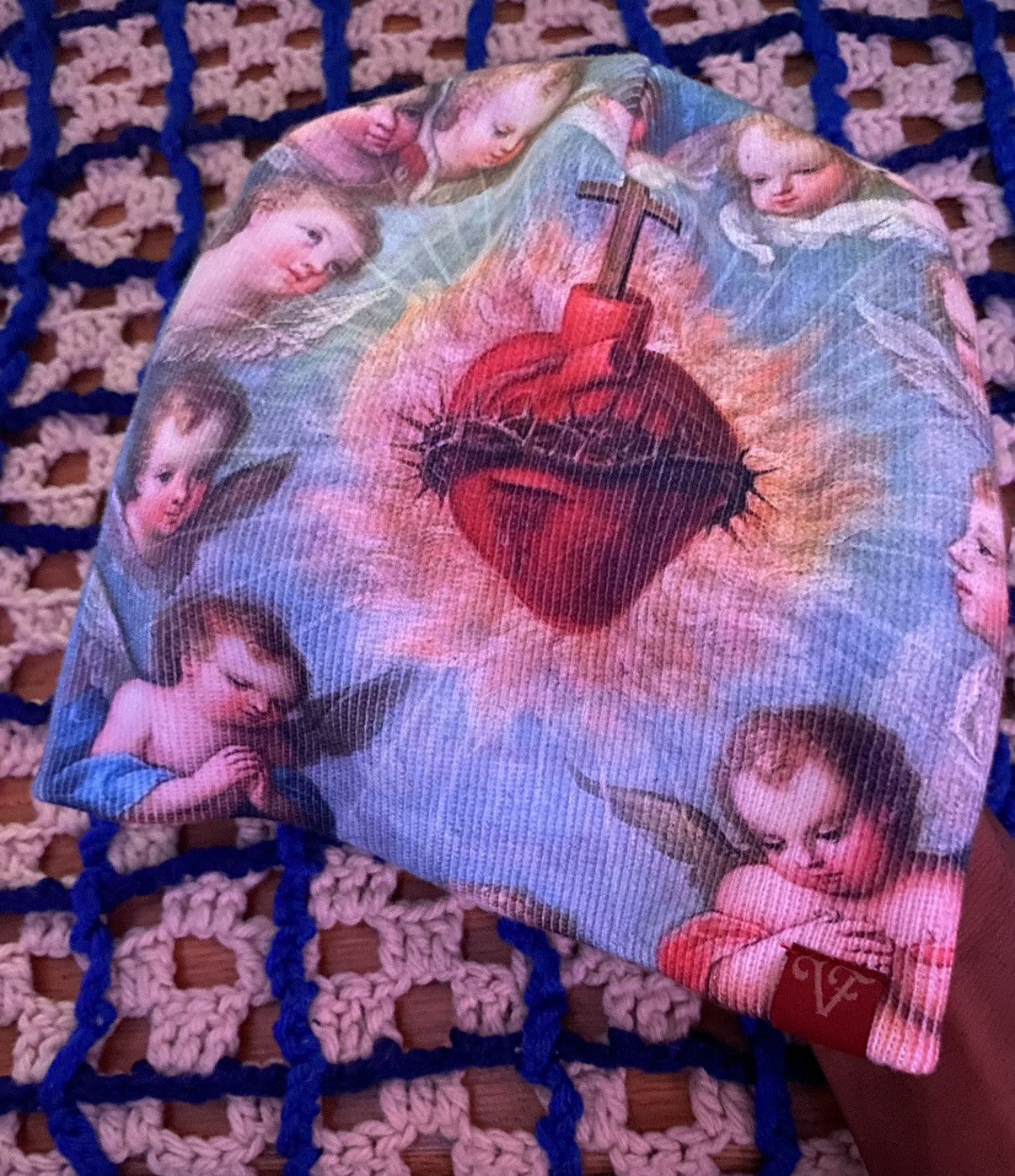 Japanese Brand SACRED HEART BEANIE Size ONE SIZE - 3 Thumbnail