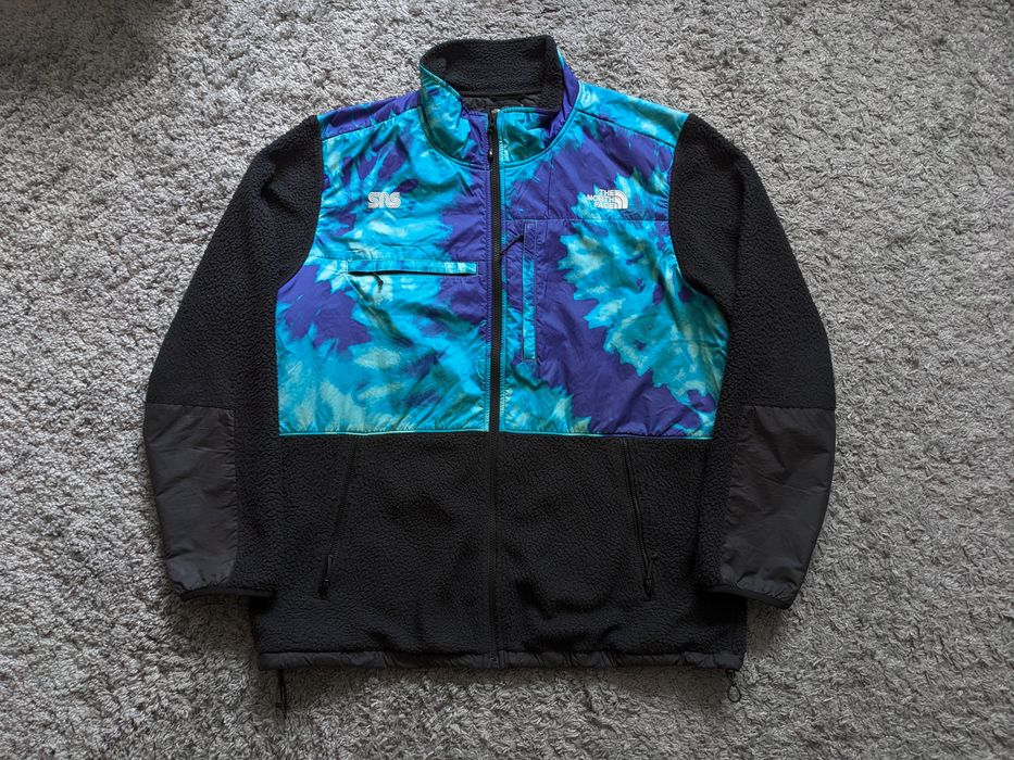 The North Face SNS Denali Fleece Jacket Scuba Blue Tie Dye 2XL