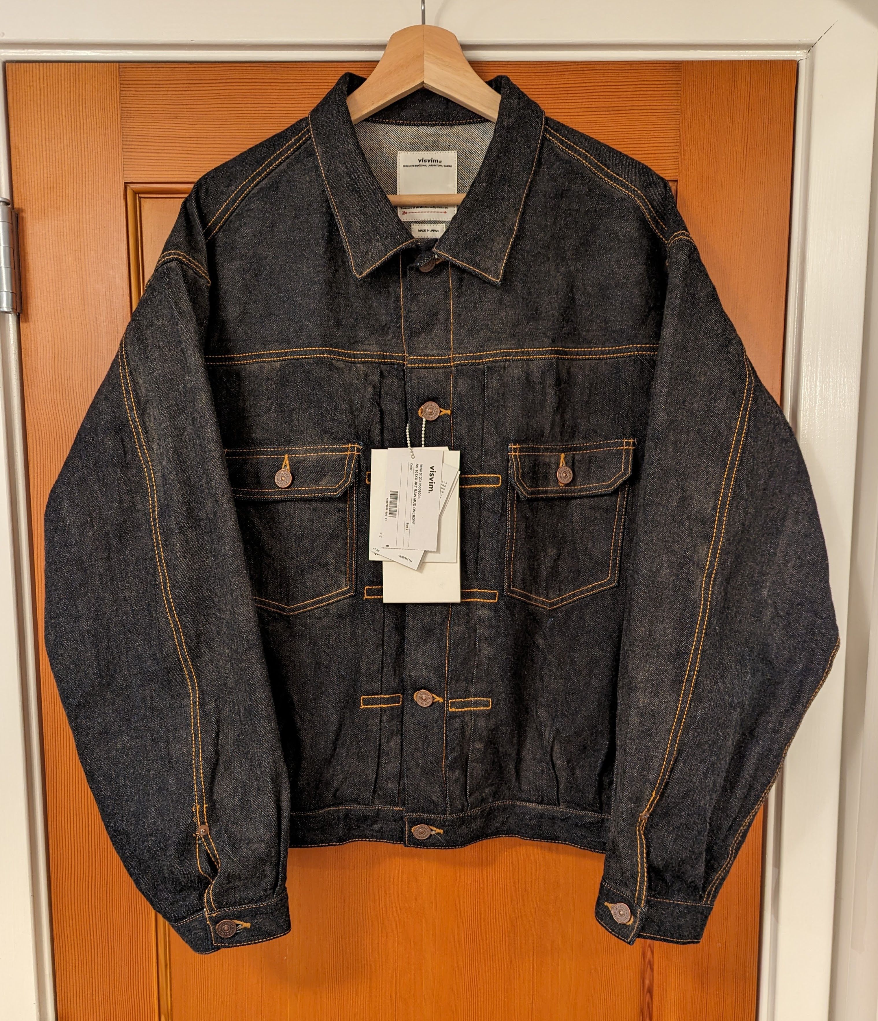 珍しい visvim SS 101 RAW JKT OD - RAW JKT MUD MUD 希少 OD 未