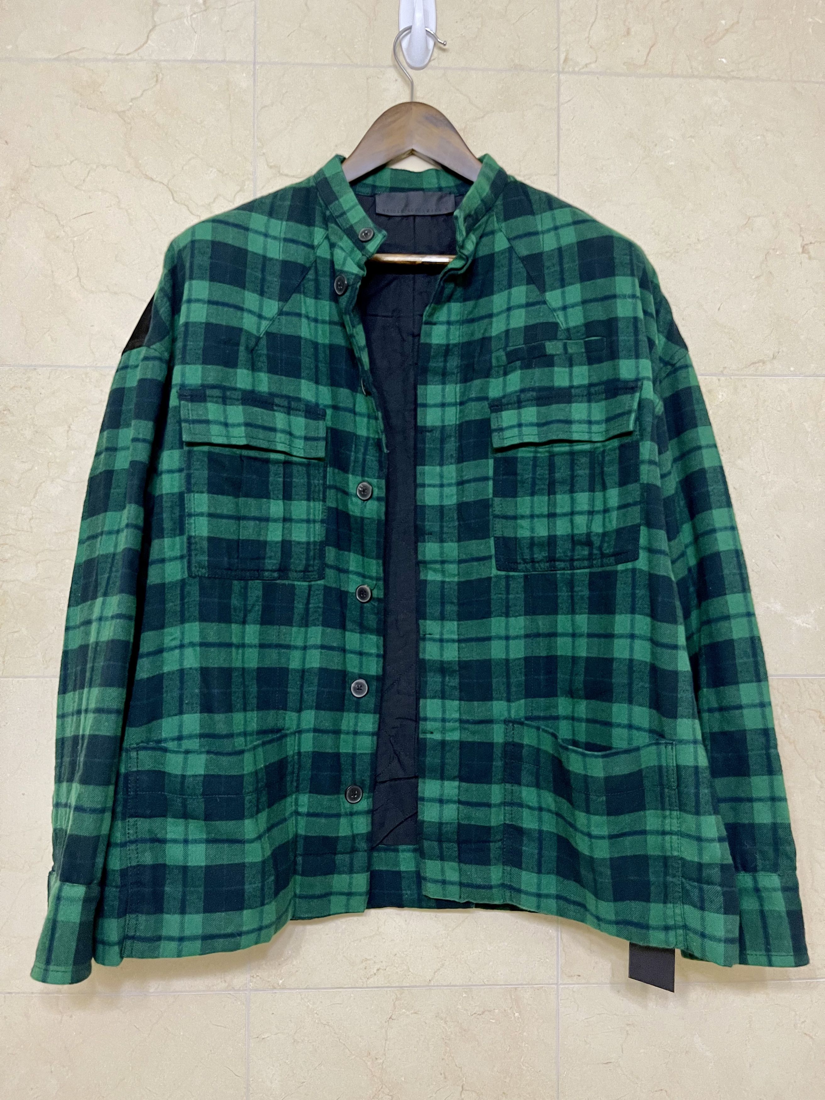 Haider Ackermann Flannel Jacket, Flame Motif Back Size US S / EU 44-46 / 1 - 2 Thumbnail