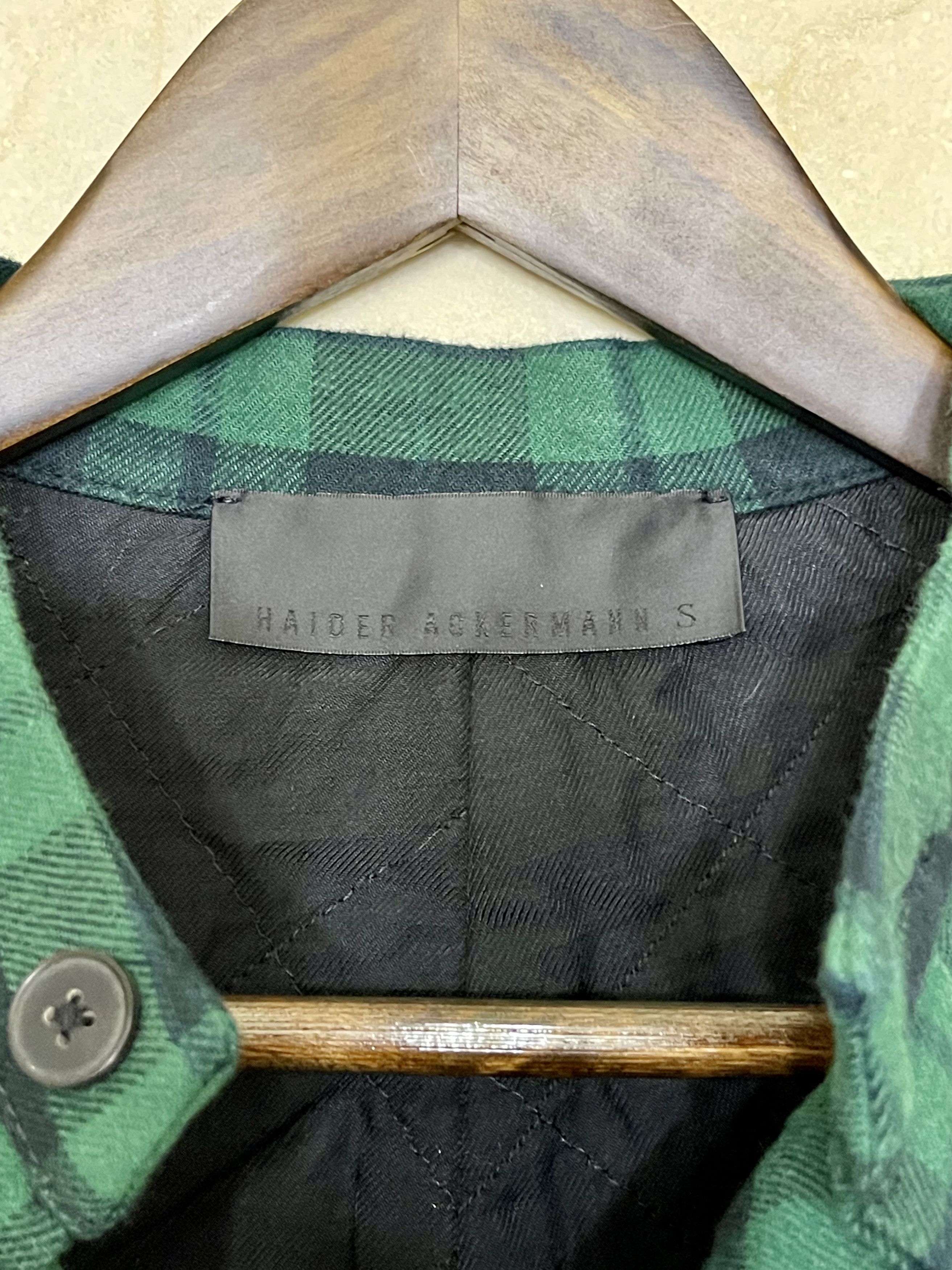 Haider Ackermann Flannel Jacket, Flame Motif Back Size US S / EU 44-46 / 1 - 4 Thumbnail