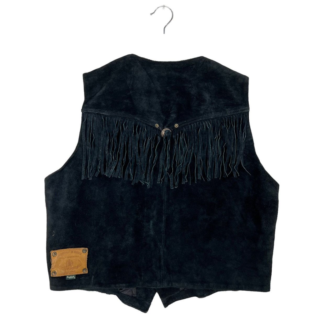 Japanese Brand 🔥 DOGFIGHT WESTERN LEATHER TANK TOP VEST Size US M / EU 48-50 / 2 - 7 Thumbnail