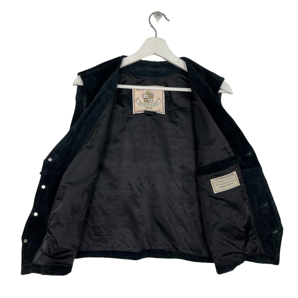 Japanese Brand 🔥 DOGFIGHT WESTERN LEATHER TANK TOP VEST Size US M / EU 48-50 / 2 - 6 Thumbnail