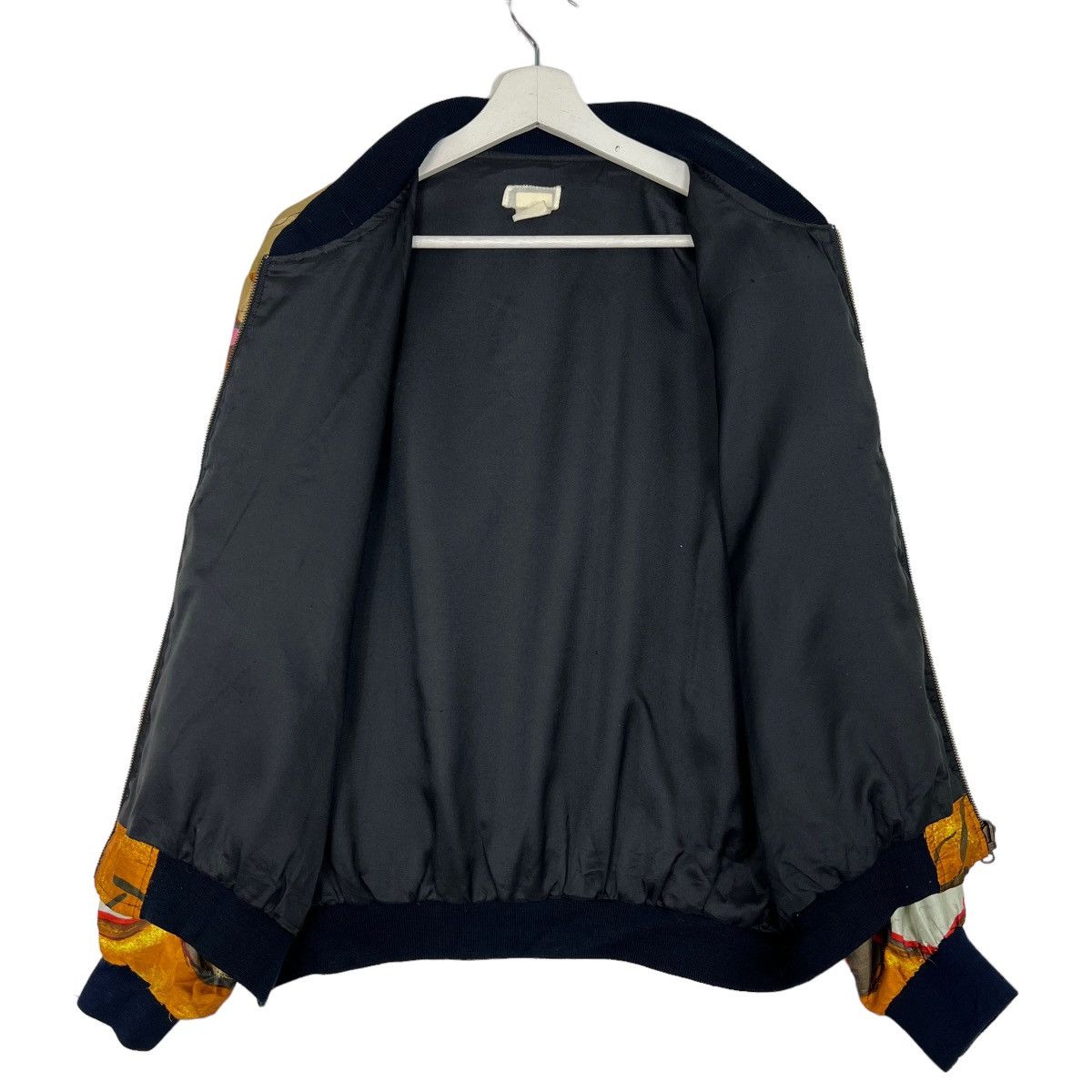 Japanese Brand 🔥 VINTAGE SILK BOMBER JACKET Size US M / EU 48-50 / 2 - 7 Thumbnail