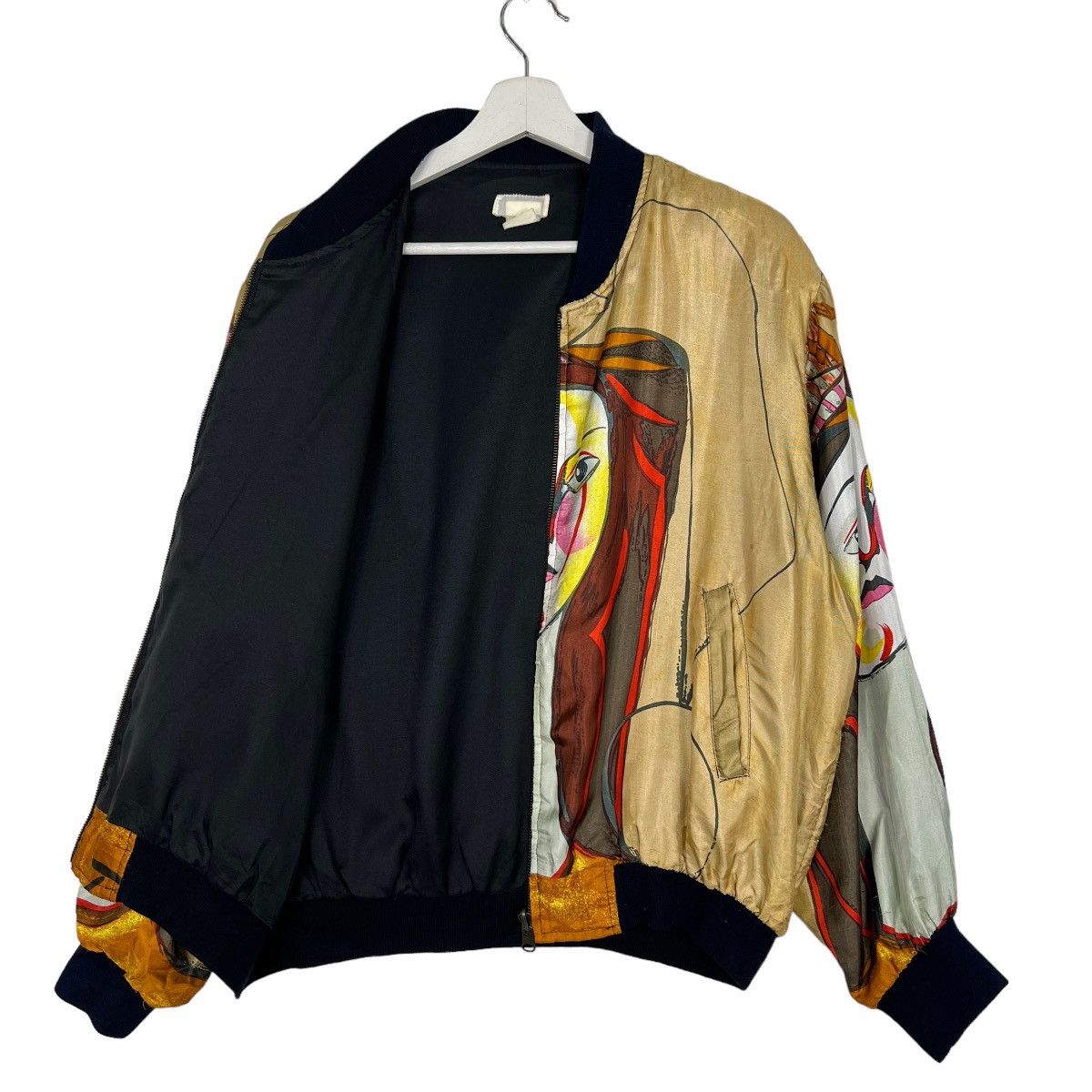 Japanese Brand 🔥 VINTAGE SILK BOMBER JACKET Size US M / EU 48-50 / 2 - 6 Thumbnail