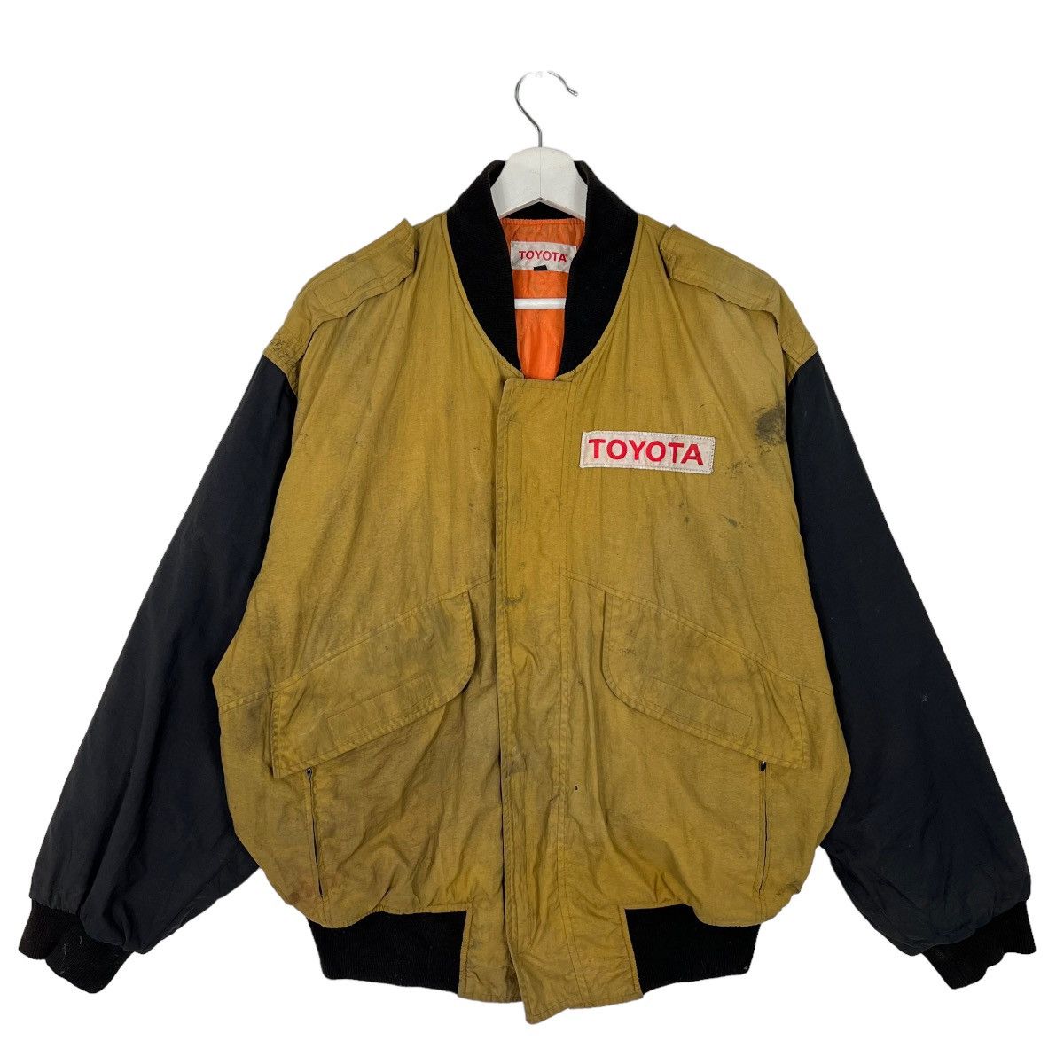 Japanese Brand 🔥 VINTAGE TOYOTA BOMBER JACKET Size US M / EU 48-50 / 2 - 2 Thumbnail