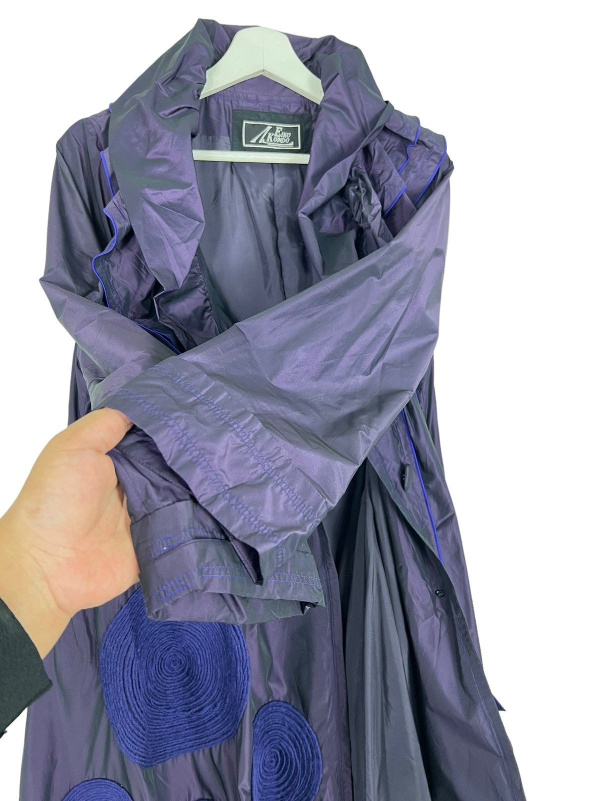 Japanese Brand 🔥 EIKO AKONDO NYLON LONGCOAT Size US M / EU 48-50 / 2 - 8 Thumbnail