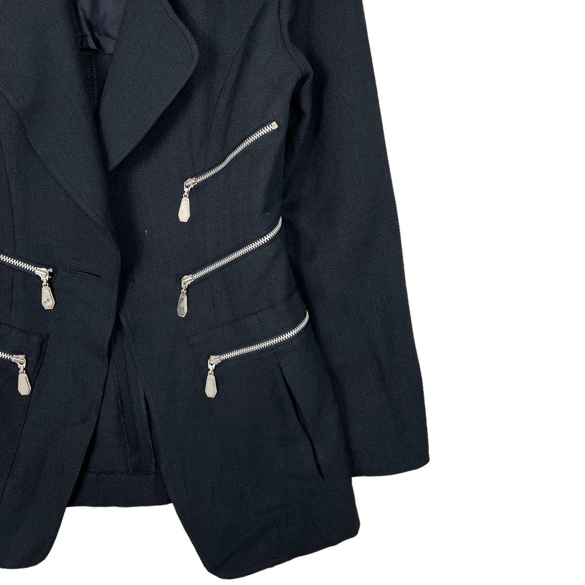 Issey Miyake × Japanese Brand 🔥 BUGI-NGI ZIPPER TAILORED BLAZER JACKET Size US S / EU 44-46 / 1 - 4 Thumbnail