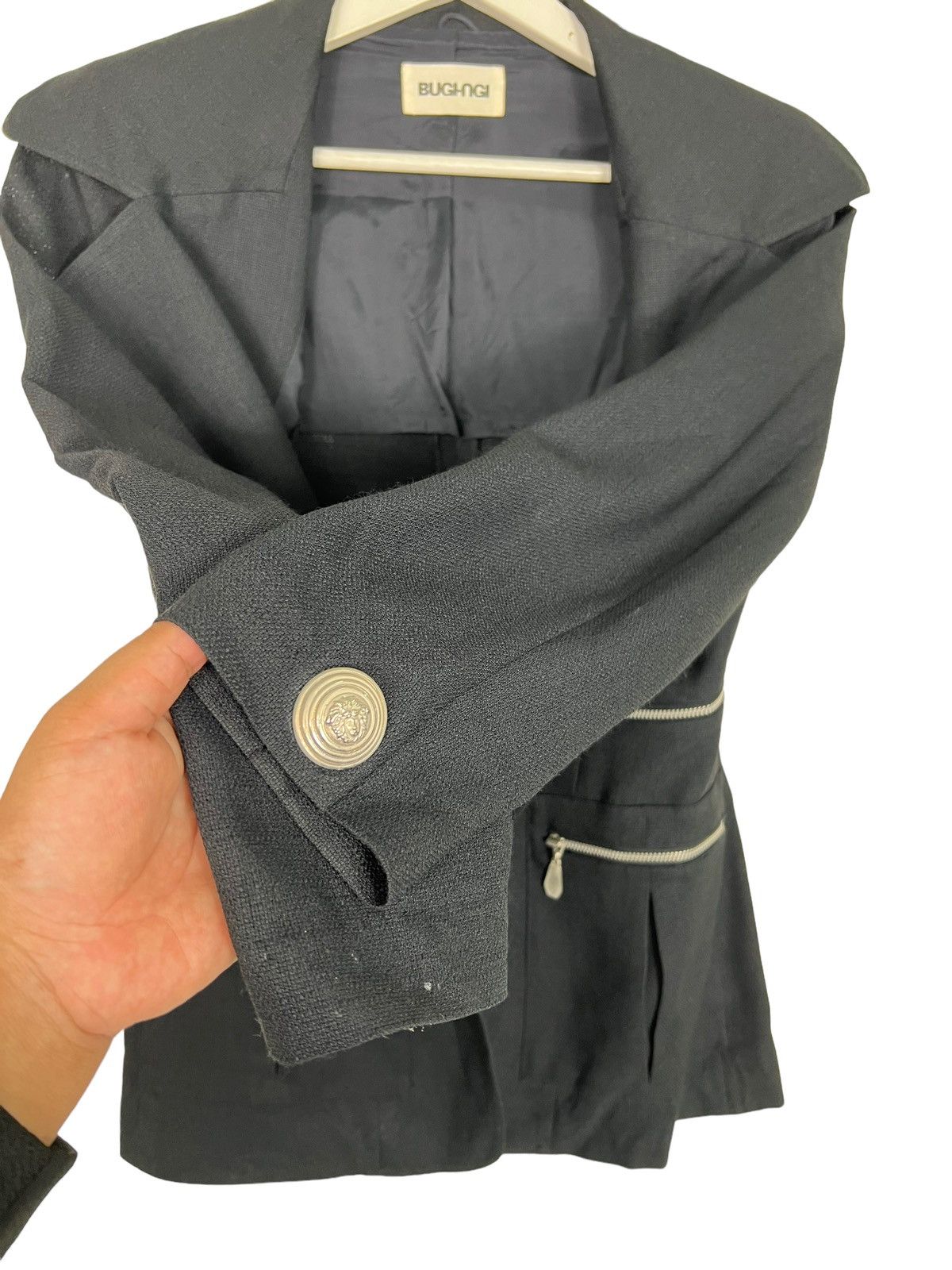 Issey Miyake × Japanese Brand 🔥 BUGI-NGI ZIPPER TAILORED BLAZER JACKET Size US S / EU 44-46 / 1 - 9 Thumbnail