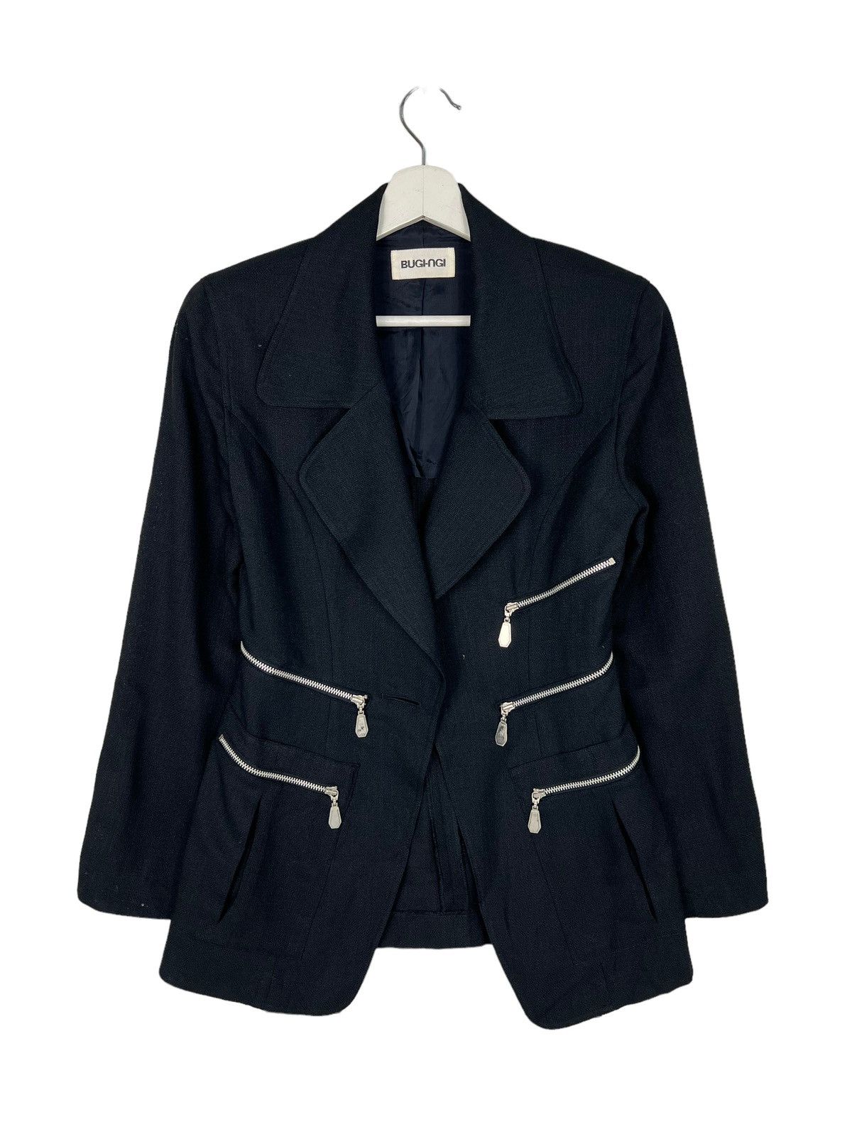 Issey Miyake × Japanese Brand 🔥 BUGI-NGI ZIPPER TAILORED BLAZER JACKET Size US S / EU 44-46 / 1 - 5 Thumbnail