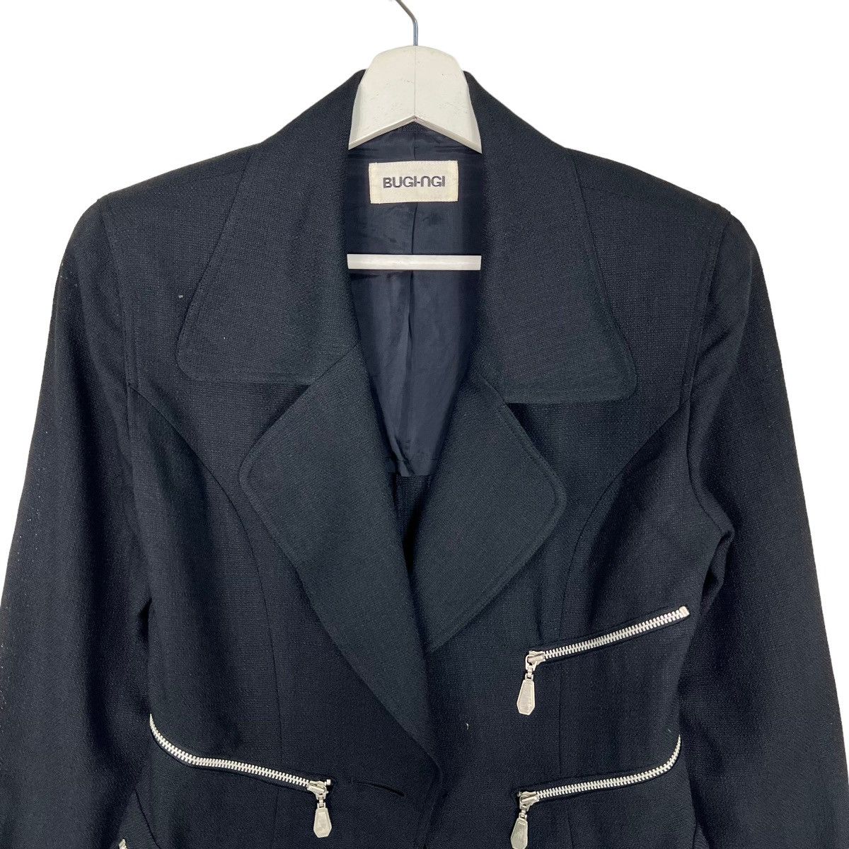 Issey Miyake × Japanese Brand 🔥 BUGI-NGI ZIPPER TAILORED BLAZER JACKET Size US S / EU 44-46 / 1 - 2 Thumbnail