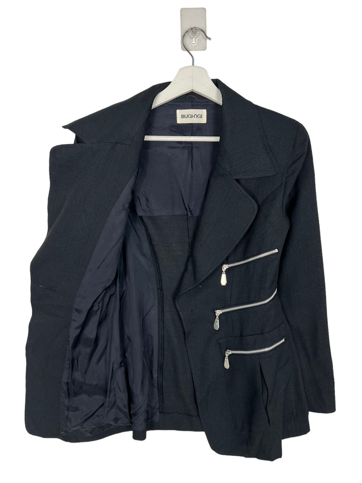 Issey Miyake × Japanese Brand 🔥 BUGI-NGI ZIPPER TAILORED BLAZER JACKET Size US S / EU 44-46 / 1 - 8 Thumbnail