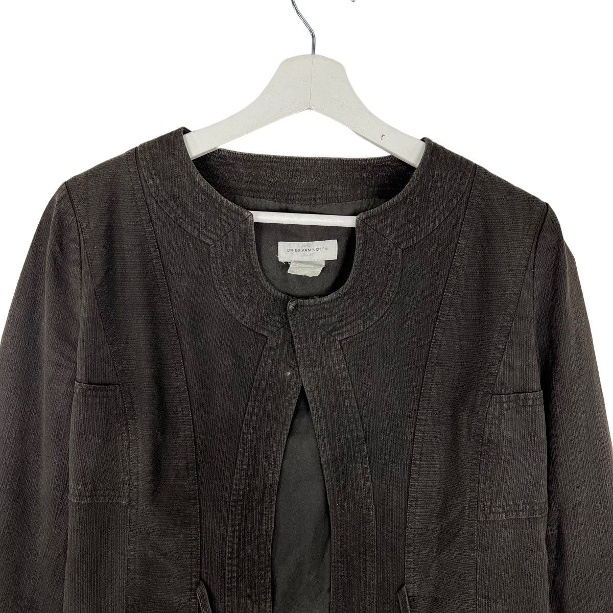 Dries Van Noten 🔥 DRIES VAN NOTEN CROPPED TOP JACKET Size US S / EU 44-46 / 1 - 3 Thumbnail