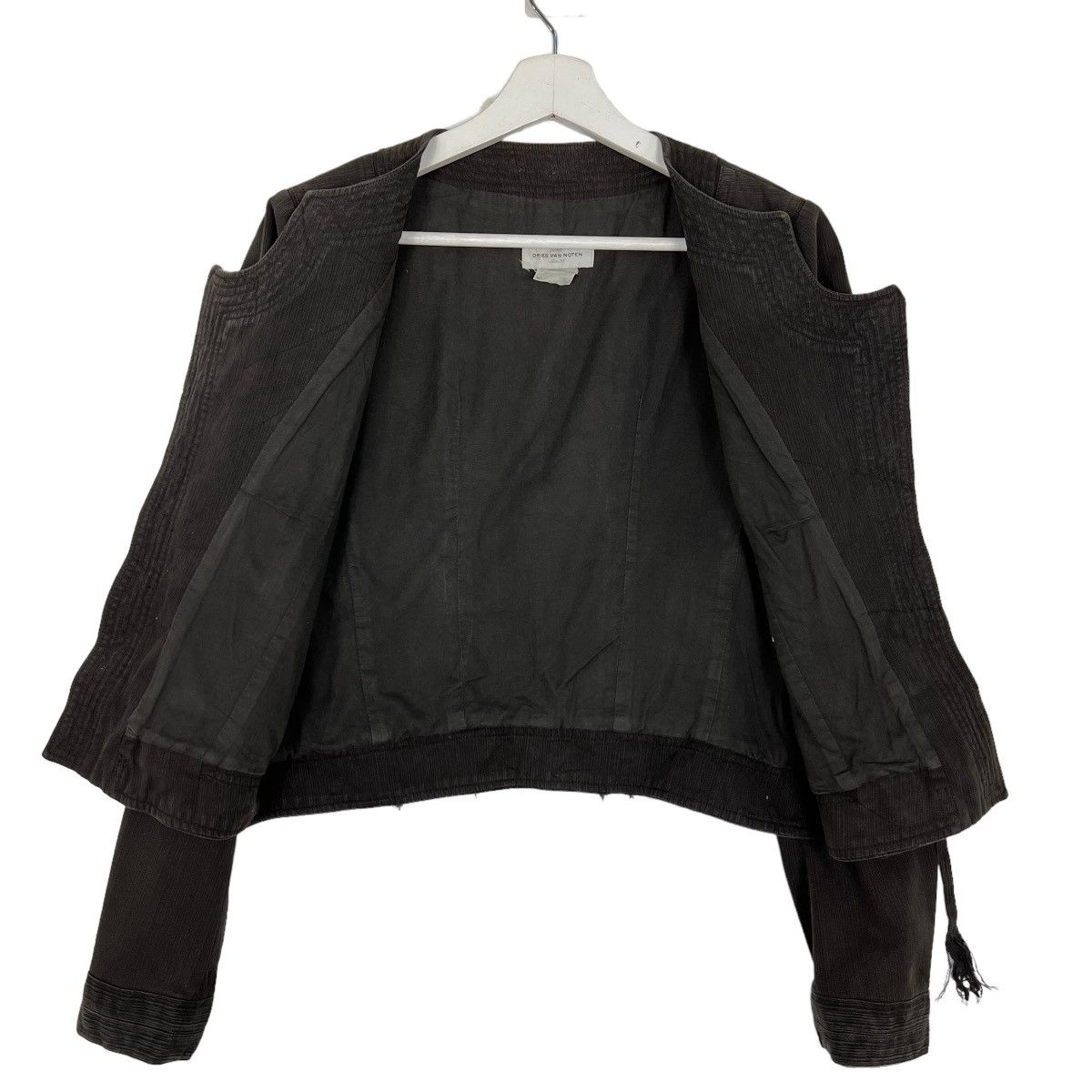 Dries Van Noten 🔥 DRIES VAN NOTEN CROPPED TOP JACKET Size US S / EU 44-46 / 1 - 7 Thumbnail