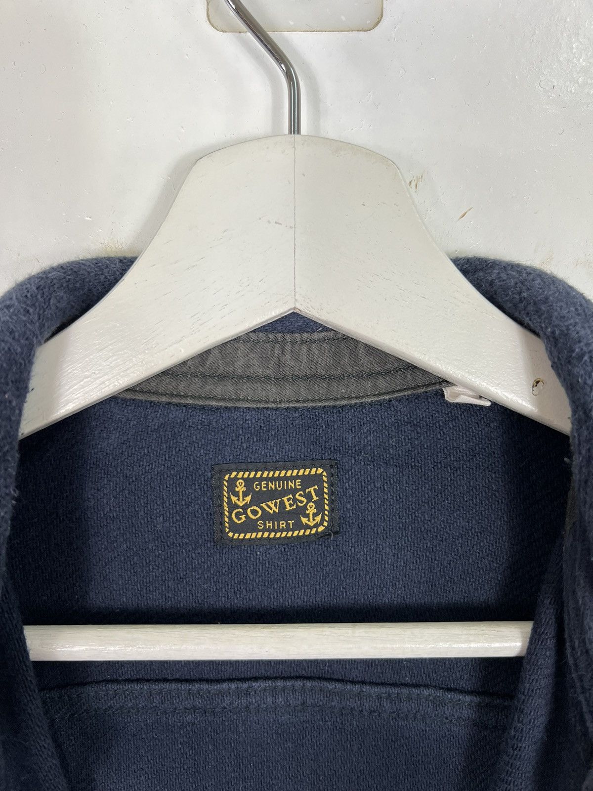 Freewheelers 🔥 GOWEST INDIGO ANORAK SHAWL COLLAR NAVY JACKET JAPAN MADE Size US S / EU 44-46 / 1 - 11 Thumbnail