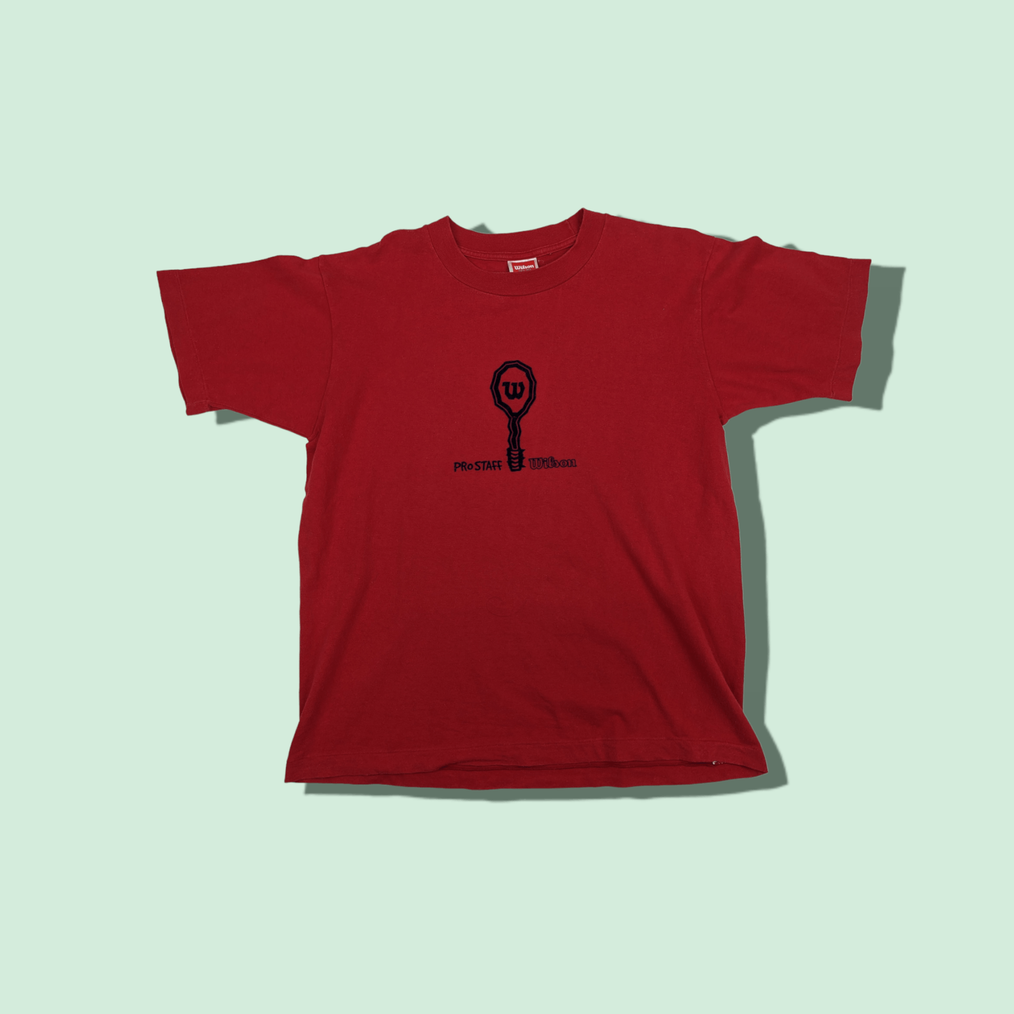 Vintage Vintage 90's WILSON Pro Staff Tennis Wimbledon US Open Tee Size US M / EU 48-50 / 2 - 1 Thumbnail