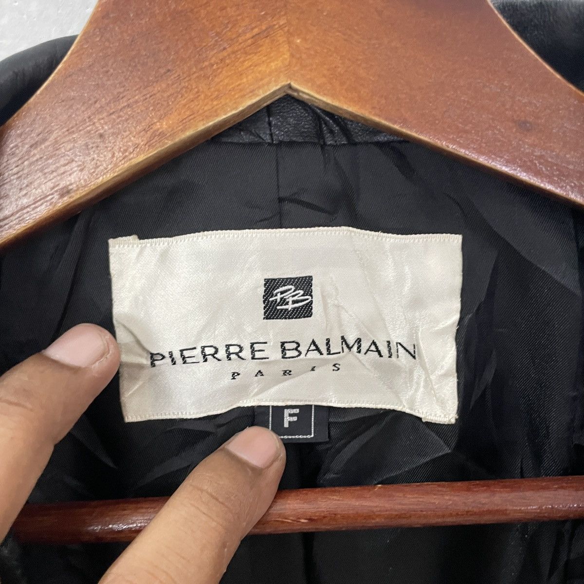 Pierre Balmain Pierre Balmain Paris Button Ups Leather Jacket Size US M / EU 48-50 / 2 - 5 Thumbnail