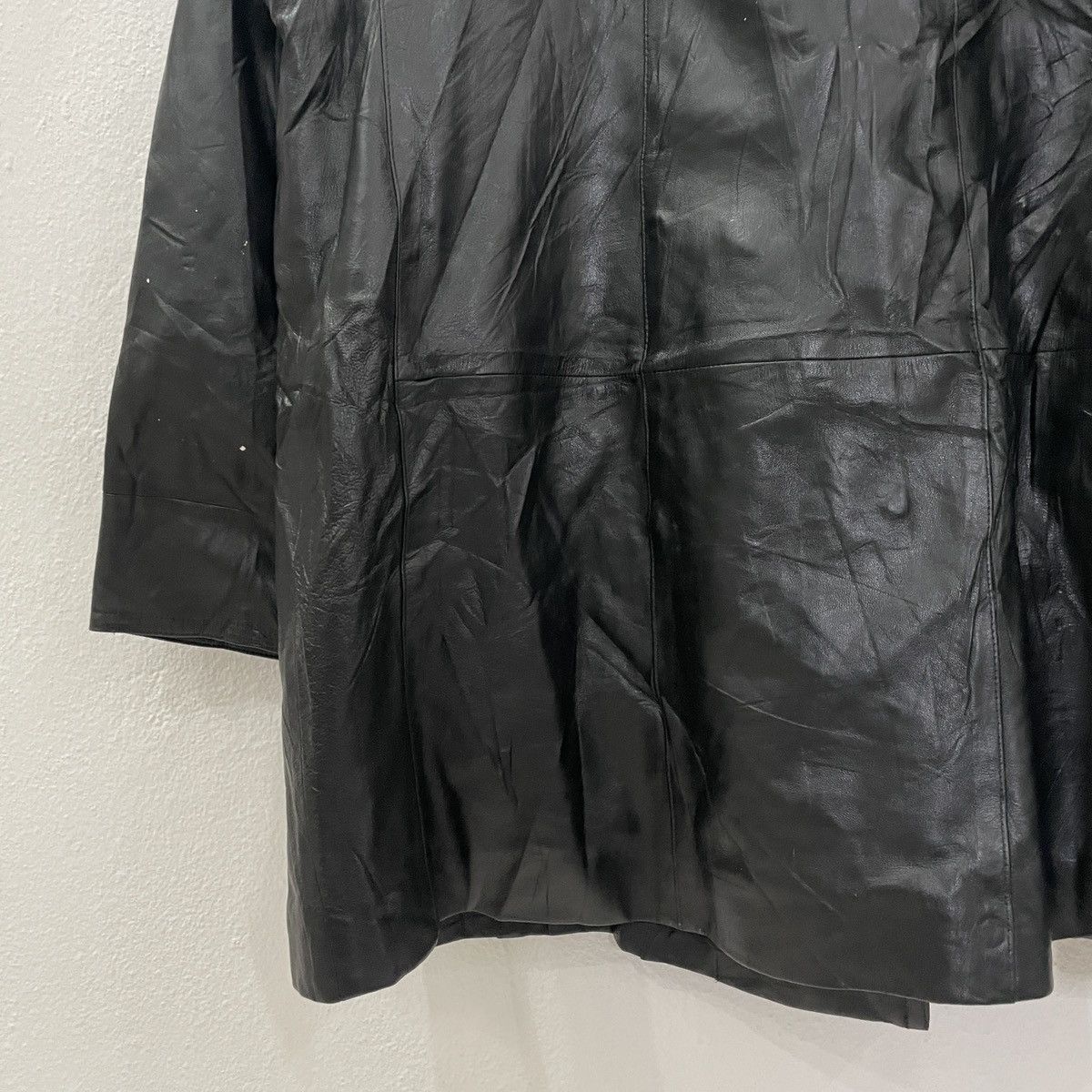 Pierre Balmain Pierre Balmain Paris Button Ups Leather Jacket Size US M / EU 48-50 / 2 - 13 Thumbnail