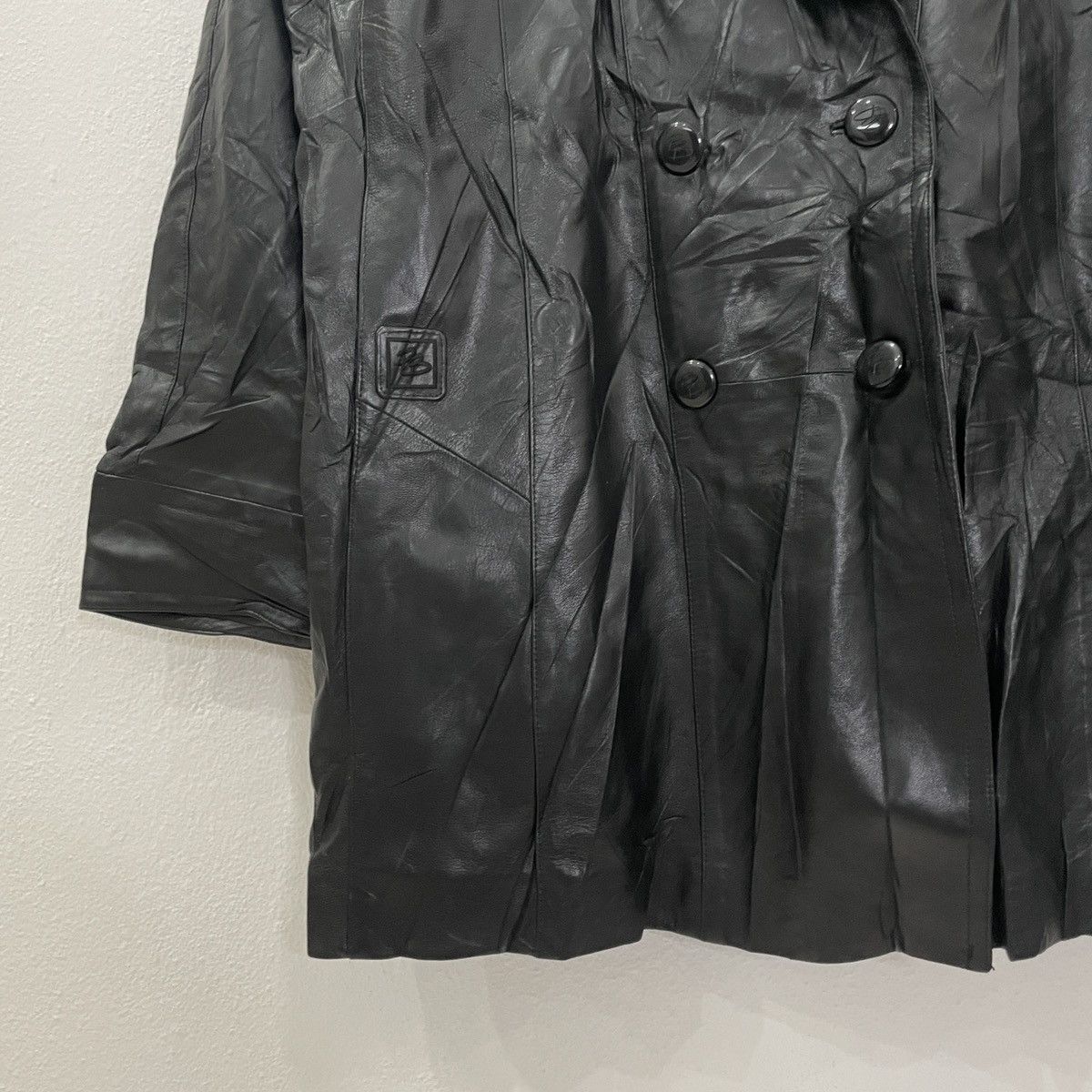Pierre Balmain Pierre Balmain Paris Button Ups Leather Jacket Size US M / EU 48-50 / 2 - 3 Thumbnail