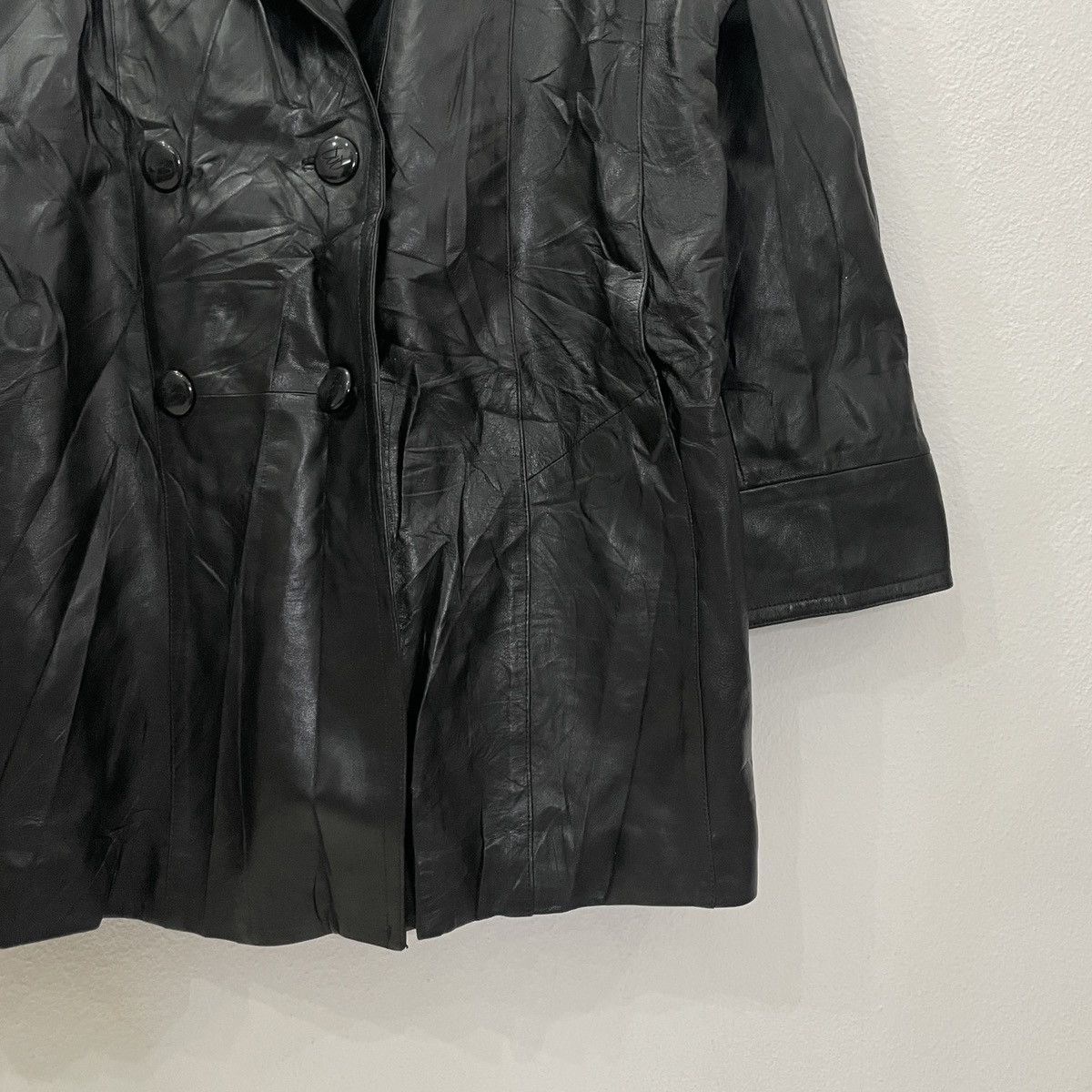 Pierre Balmain Pierre Balmain Paris Button Ups Leather Jacket Size US M / EU 48-50 / 2 - 2 Thumbnail