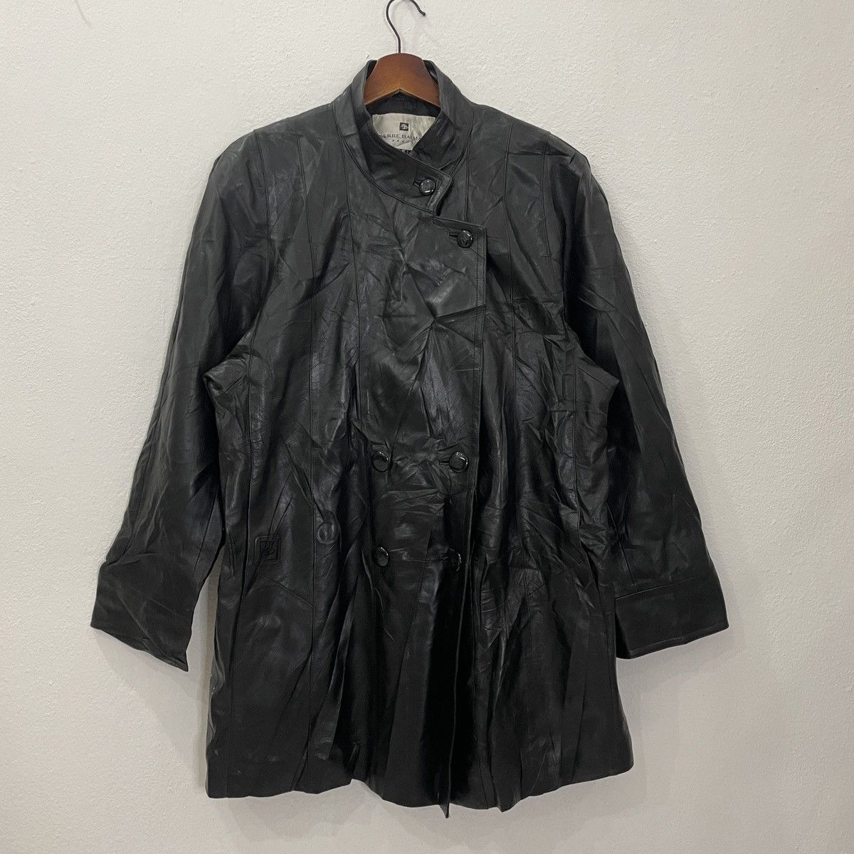 Pierre Balmain Pierre Balmain Paris Button Ups Leather Jacket Size US M / EU 48-50 / 2 - 10 Thumbnail