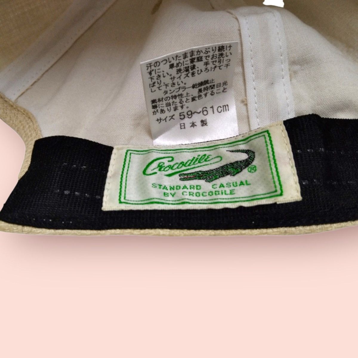 Designer × Japanese Brand × Vintage RARE CROCODILE VINTAGE 7 PANELS HEMP/COTTON CAP Size ONE SIZE - 17 Thumbnail