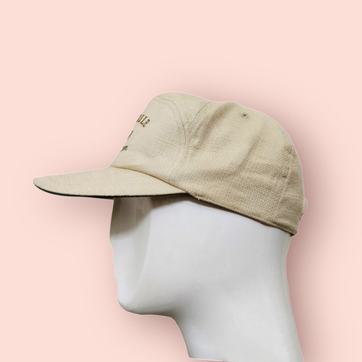 Designer × Japanese Brand × Vintage RARE CROCODILE VINTAGE 7 PANELS HEMP/COTTON CAP Size ONE SIZE - 4 Thumbnail