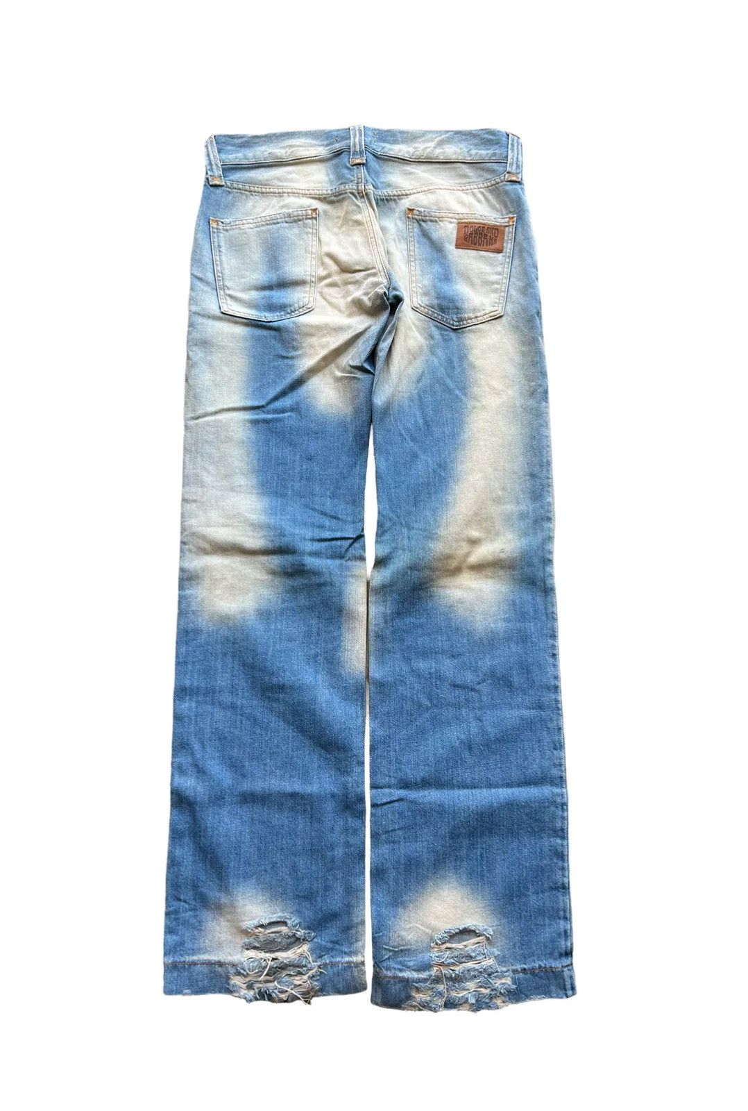 Dolce & Gabbana Hippy Fade Distressed Denim Size US 34 / EU 50 - 2 Thumbnail