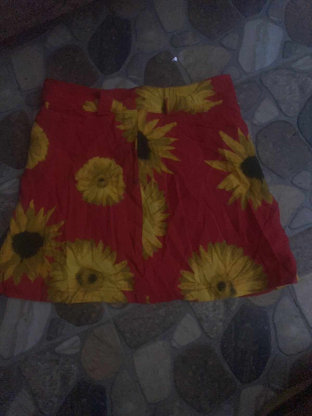 CALVIN KLEIN SUN FLOWER MINI SKIRT