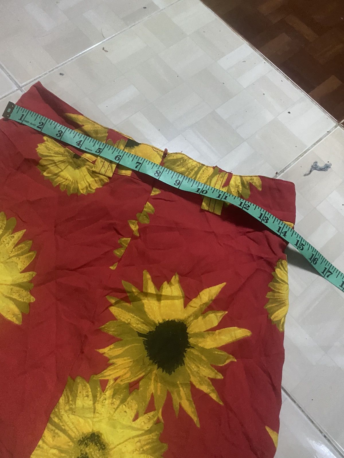 CALVIN KLEIN SUN FLOWER MINI SKIRT