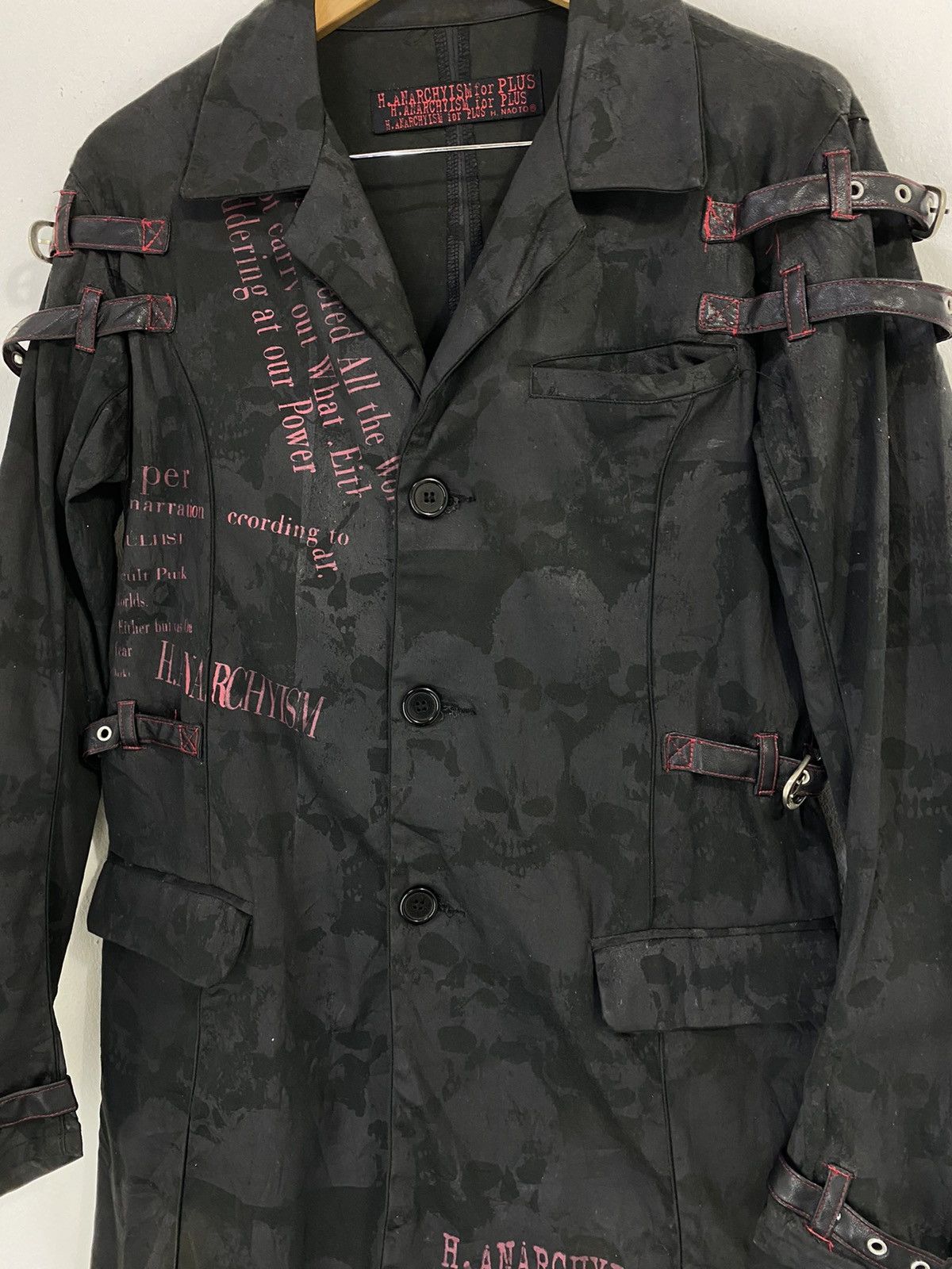 A.F.F.A. × Seditionaries H.Anarchyism for plus Punk Jacket Bondage FullPrint Skull Size US S / EU 44-46 / 1 - 4 Thumbnail