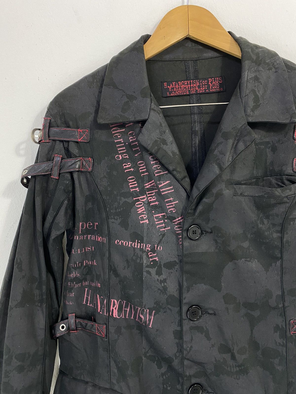 A.F.F.A. × Seditionaries H.Anarchyism for plus Punk Jacket Bondage FullPrint Skull Size US S / EU 44-46 / 1 - 3 Thumbnail