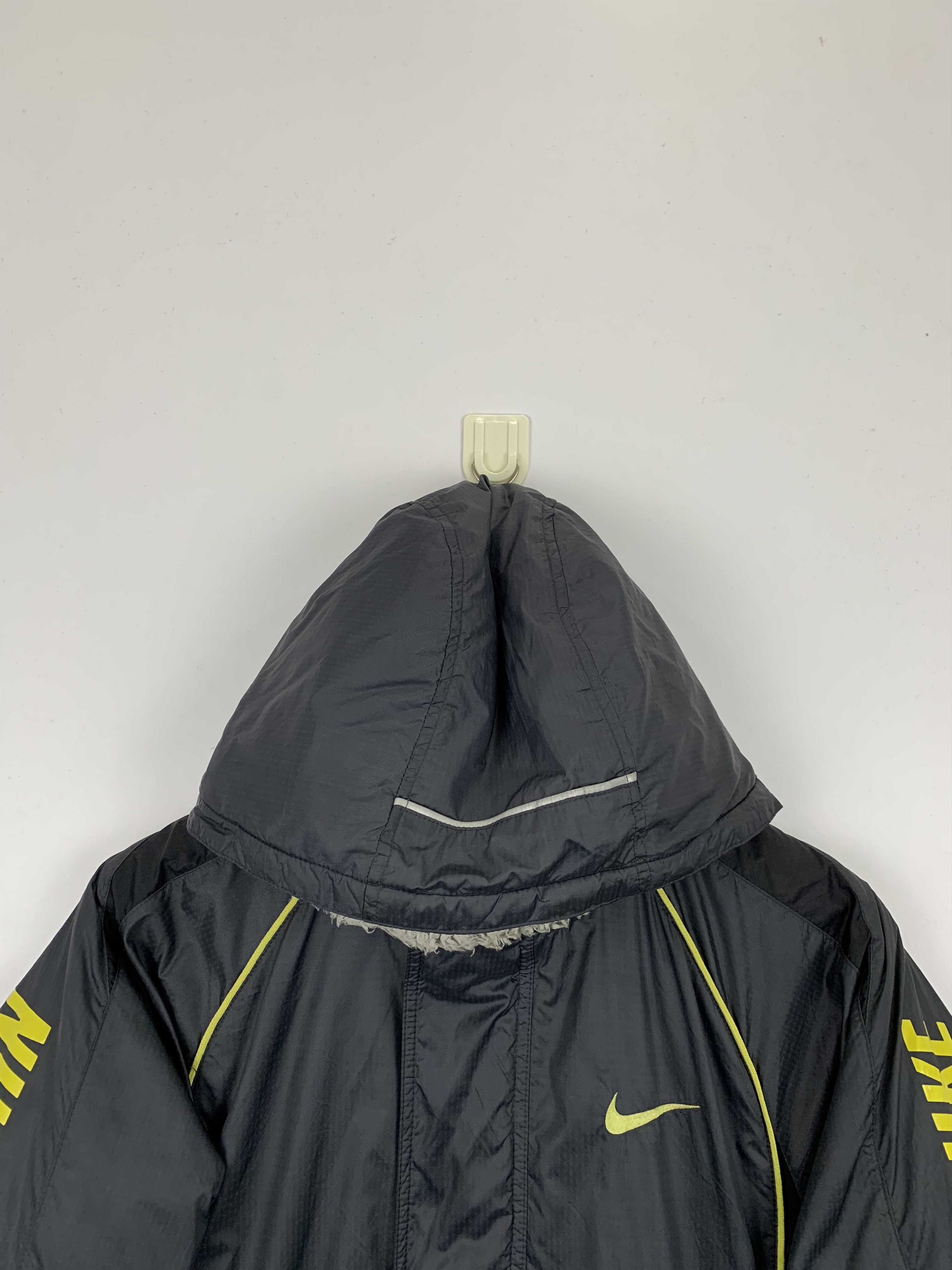 Nike Vintage Nike Swoosh Hoodie Center Sherpa Long Jacket J0955 Size US M / EU 48-50 / 2 - 7 Thumbnail
