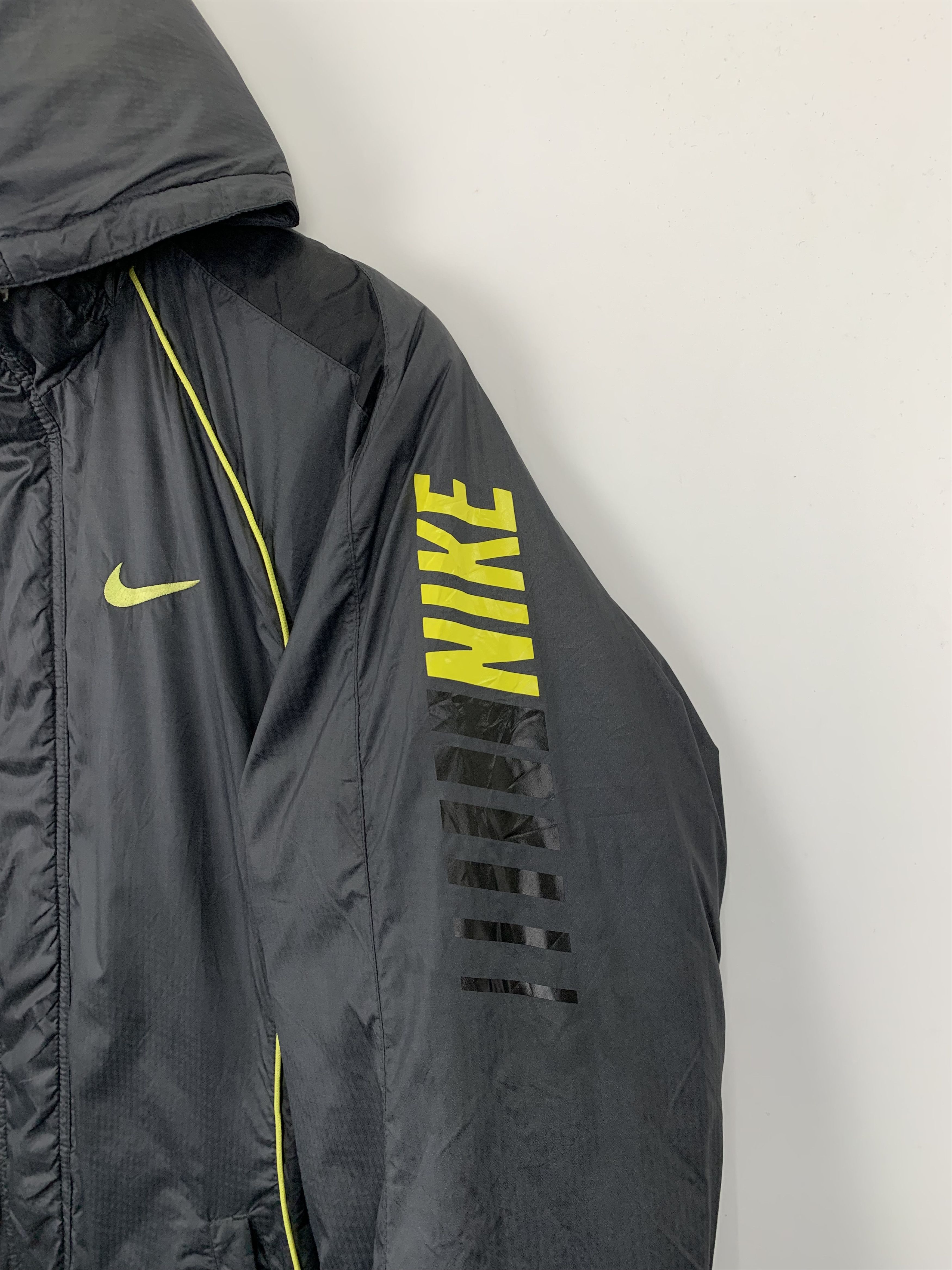 Nike Vintage Nike Swoosh Hoodie Center Sherpa Long Jacket J0955 Size US M / EU 48-50 / 2 - 10 Thumbnail
