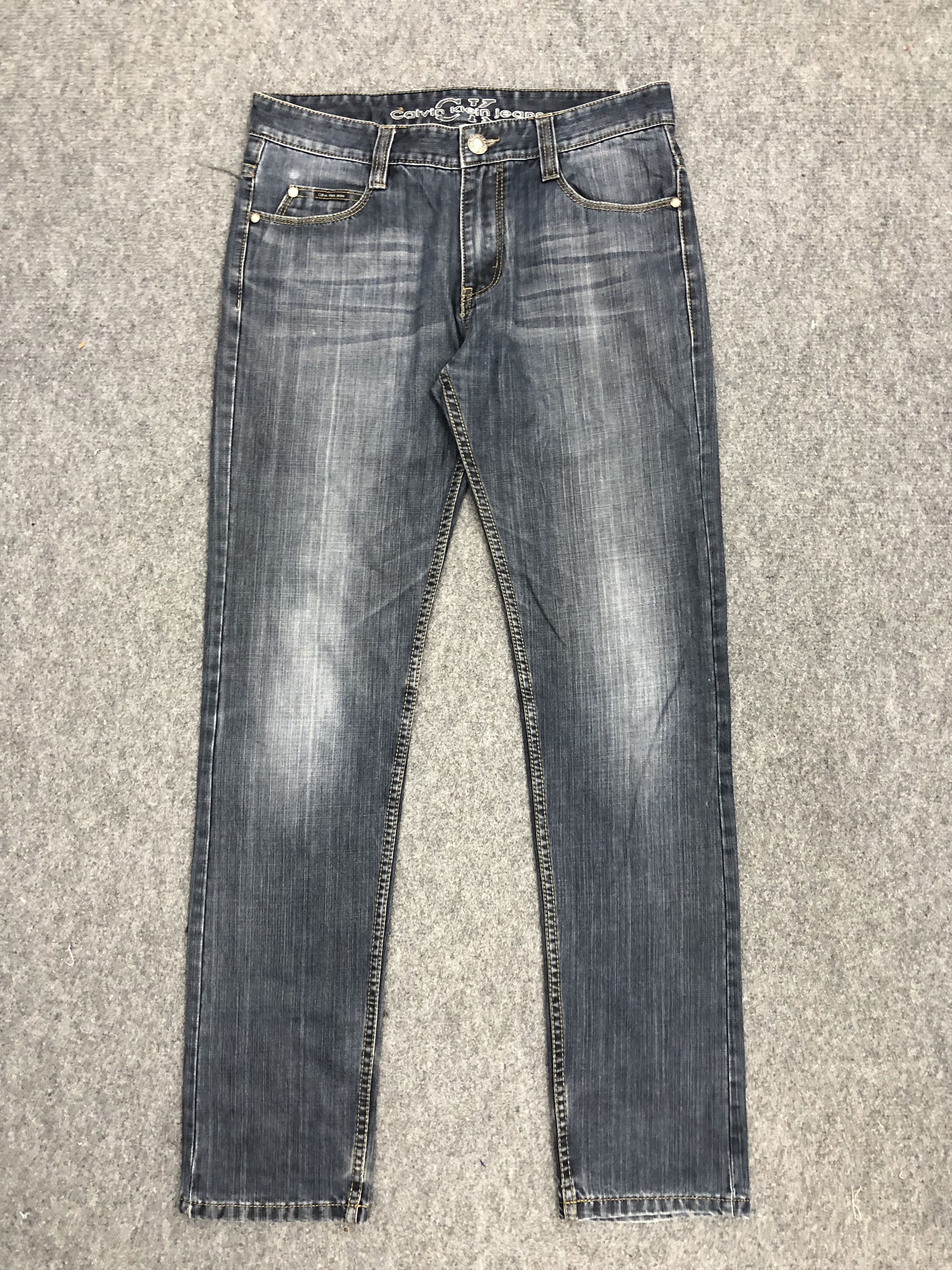 Calvin Klein × Vintage Vintage Calvin Klein Faded Black Jeans Size US 32 / EU 48 - 1 Thumbnail