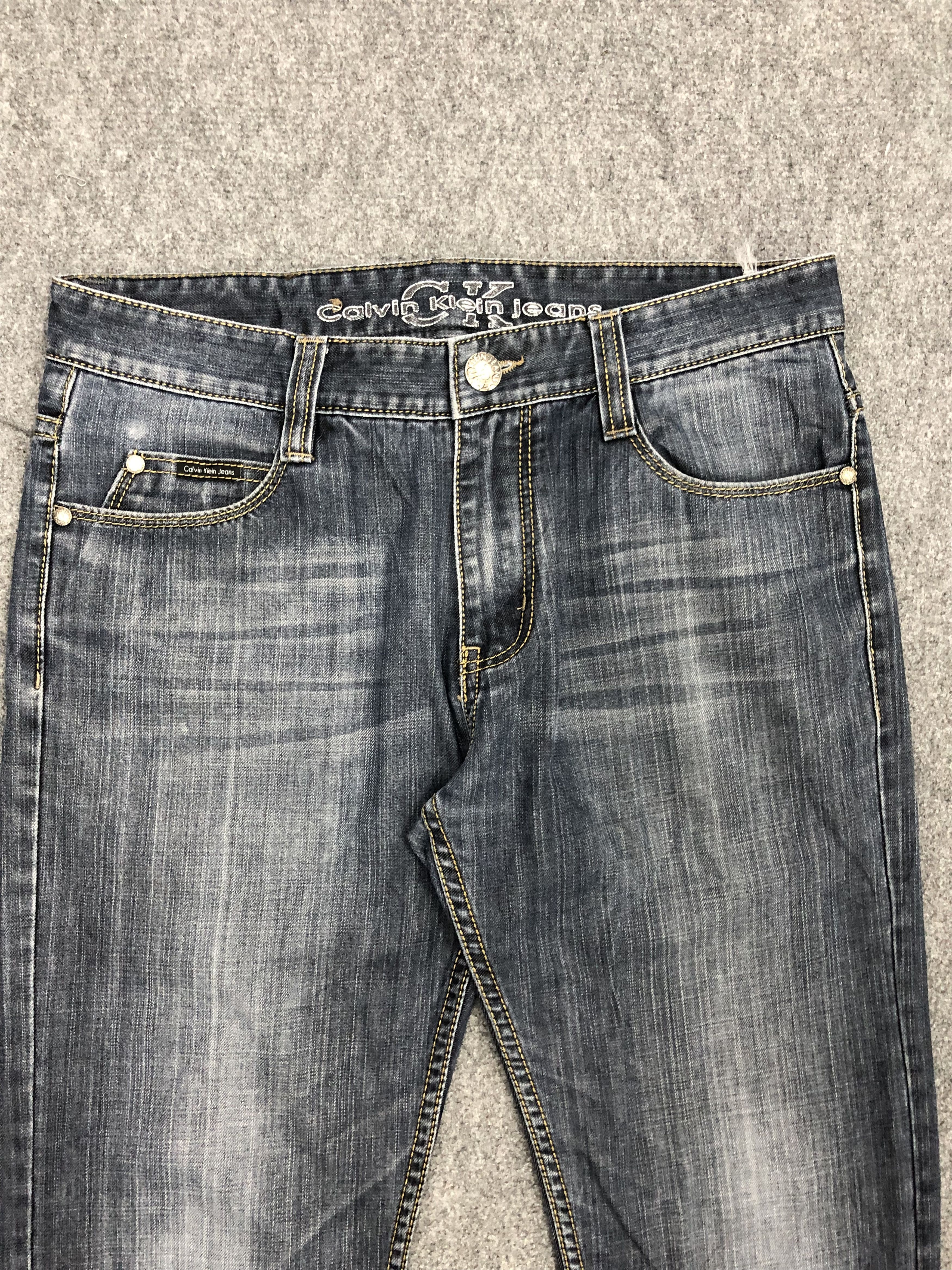 Calvin Klein × Vintage Vintage Calvin Klein Faded Black Jeans Size US 32 / EU 48 - 2 Thumbnail