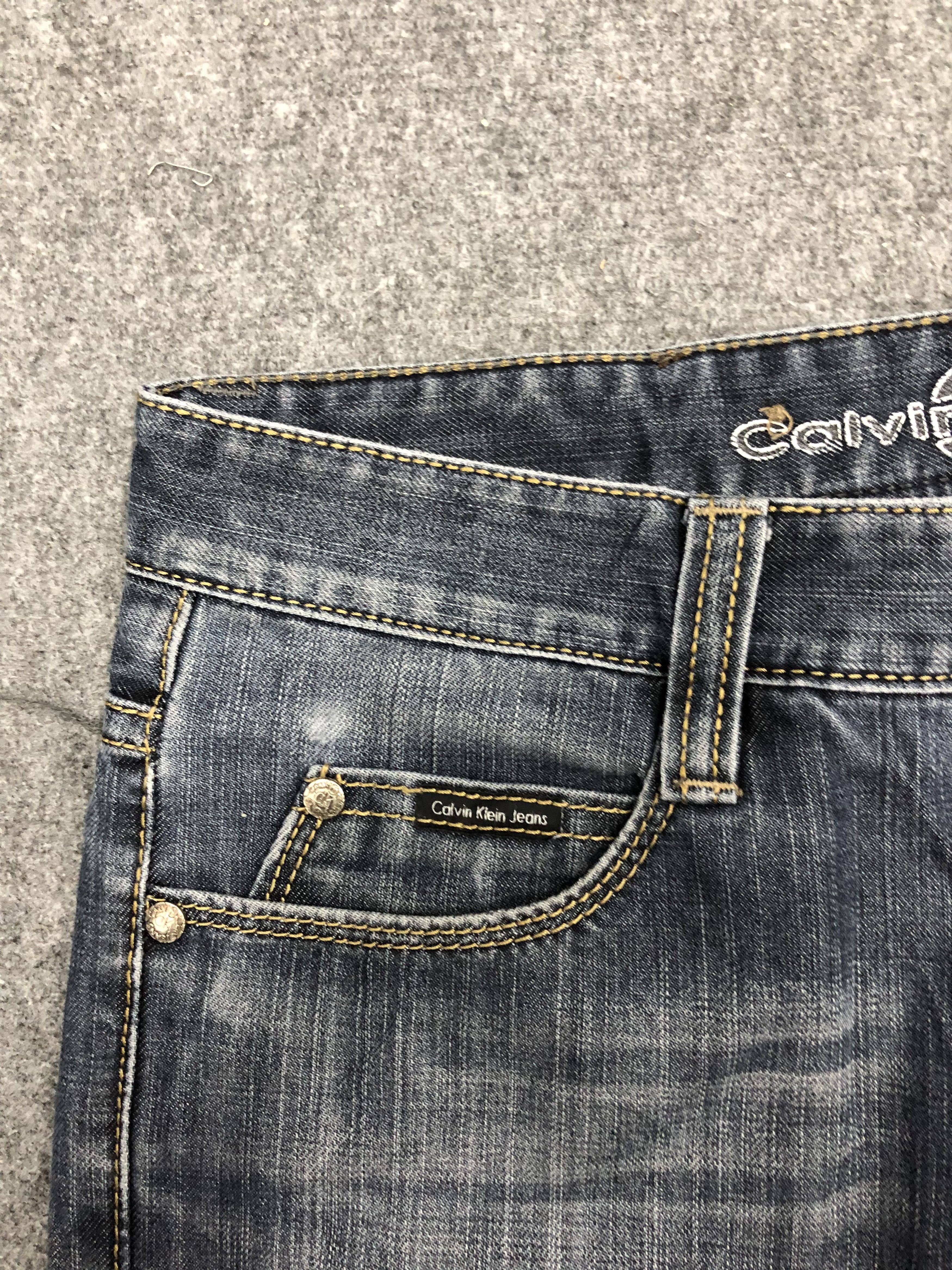 Calvin Klein × Vintage Vintage Calvin Klein Faded Black Jeans Size US 32 / EU 48 - 10 Thumbnail