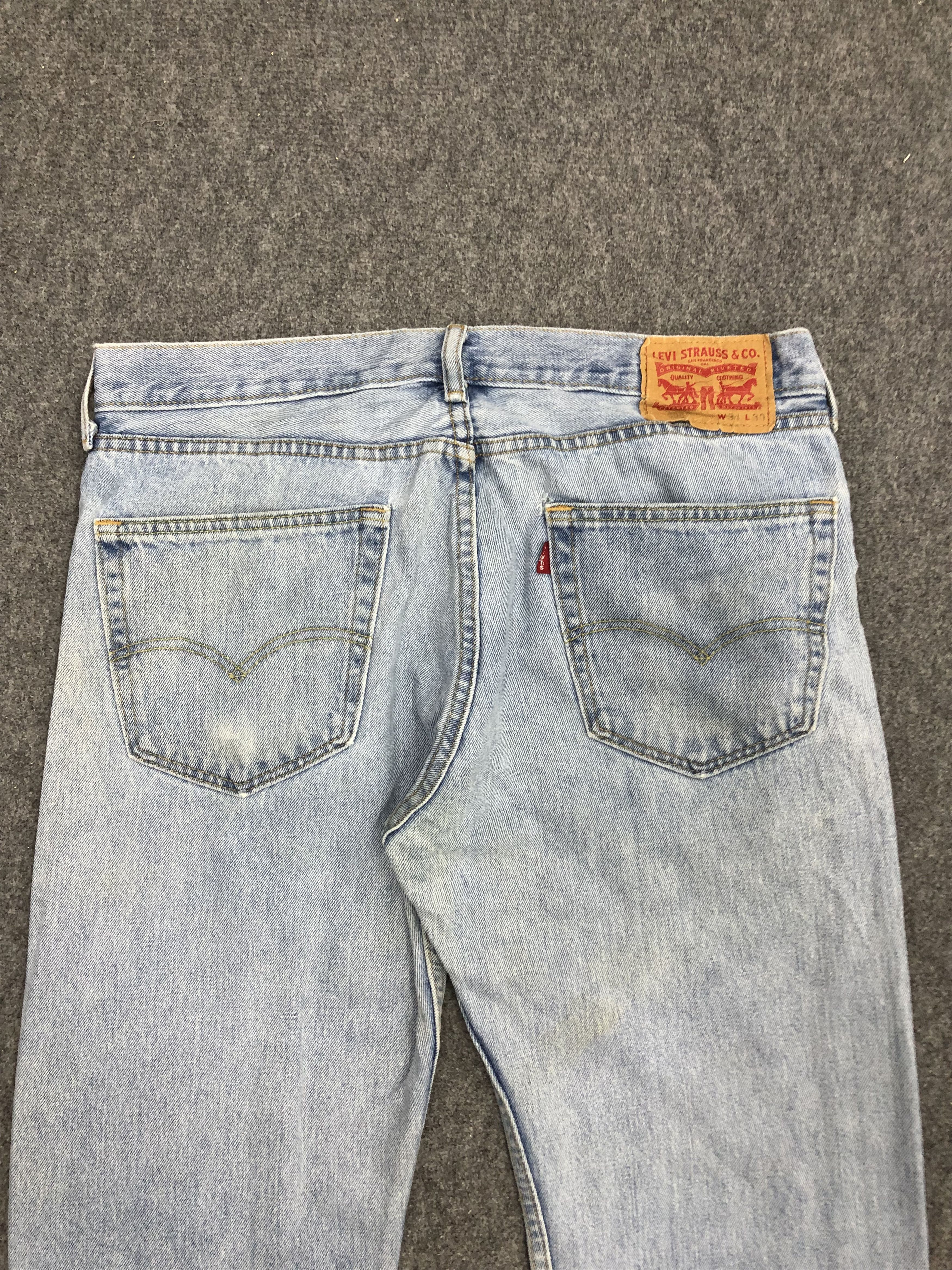 Levi's Vintage Levis 505 Light Wash Jeans DP1183 Size US 36 / EU 52 - 4 Thumbnail
