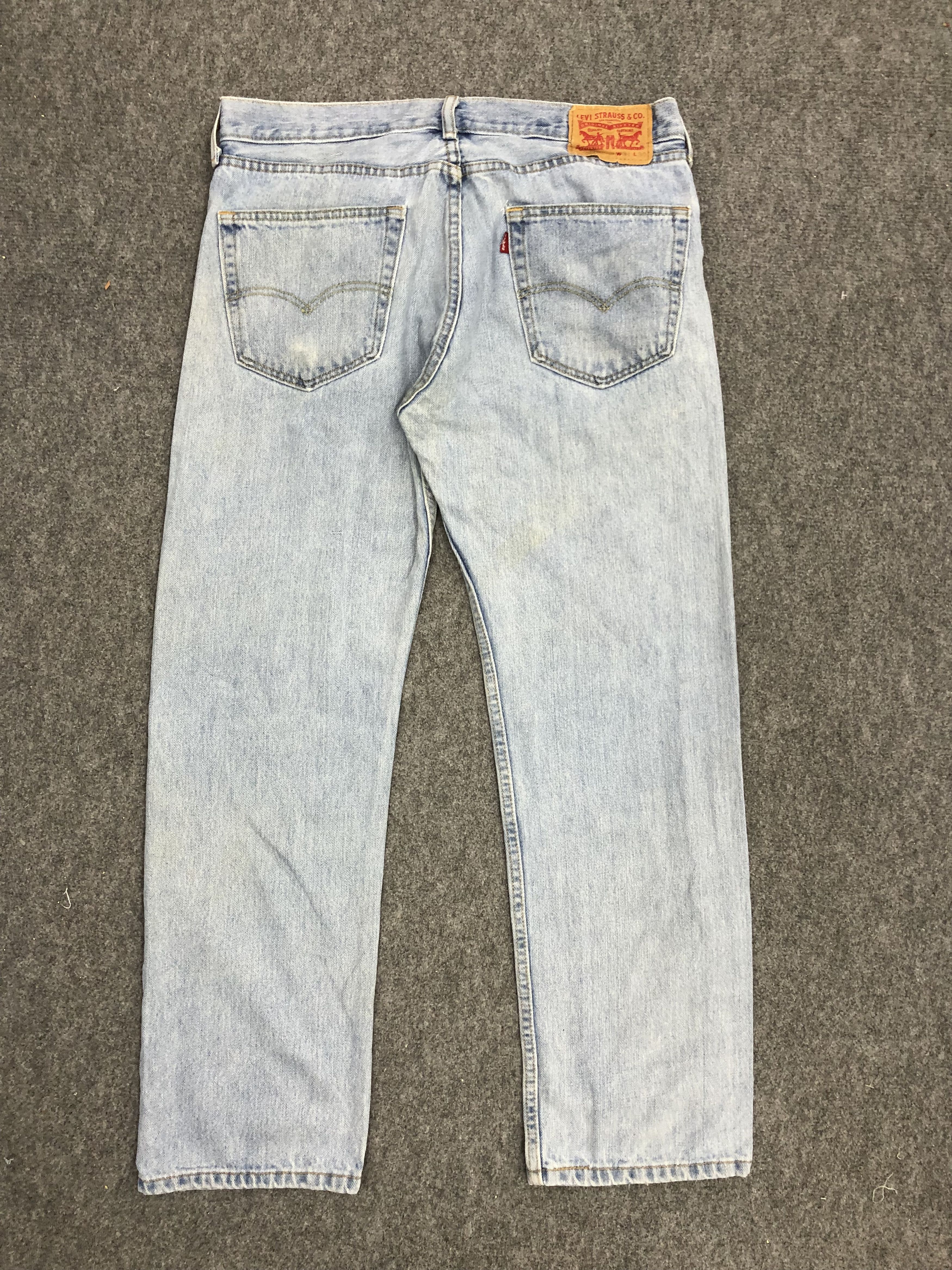 Levi's Vintage Levis 505 Light Wash Jeans DP1183 Size US 36 / EU 52 - 3 Thumbnail