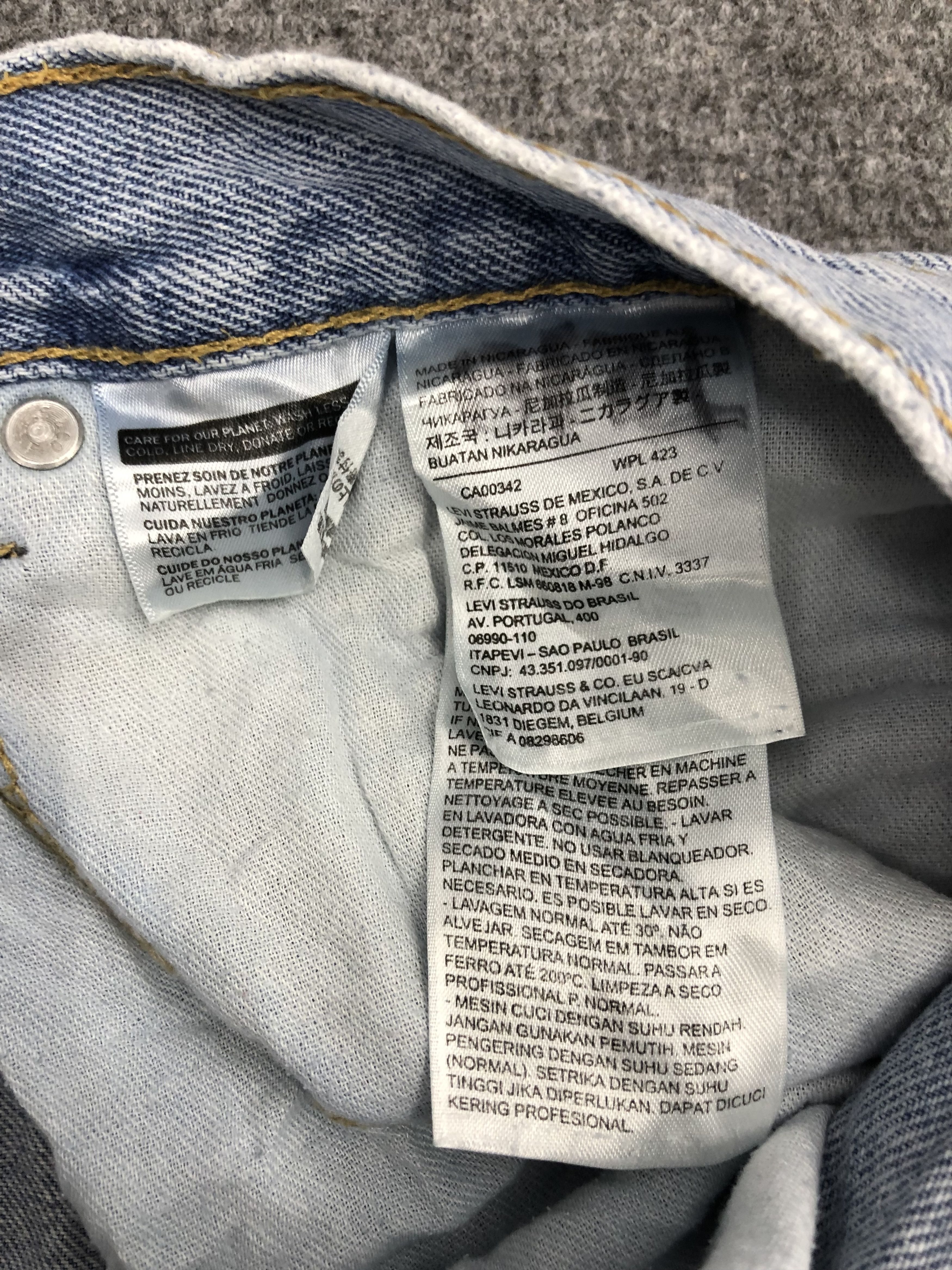 Levi's Vintage Levis 505 Light Wash Jeans DP1183 Size US 36 / EU 52 - 6 Thumbnail