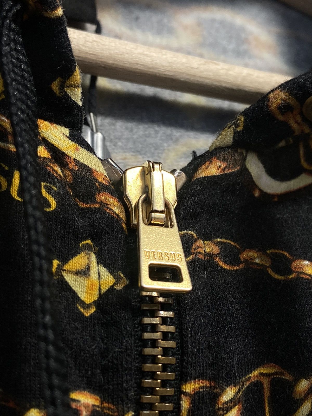 Versus Versace Versus Versace Hoodie Gold Size XL / US 12-14 / IT 48-50 - 7 Thumbnail