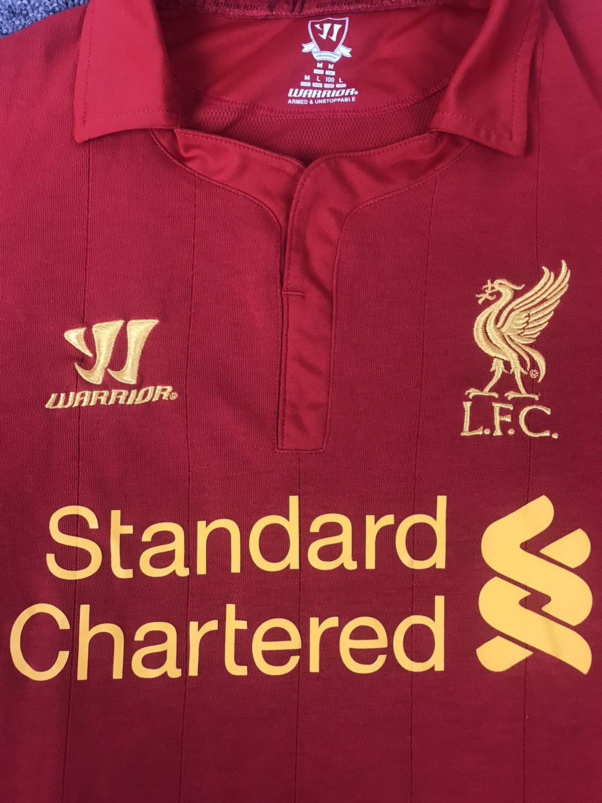 Warrior Liverpool Sterling 31 Home 2014/15 LONGSLEEVE Warrior Size US M / EU 48-50 / 2 - 3 Thumbnail