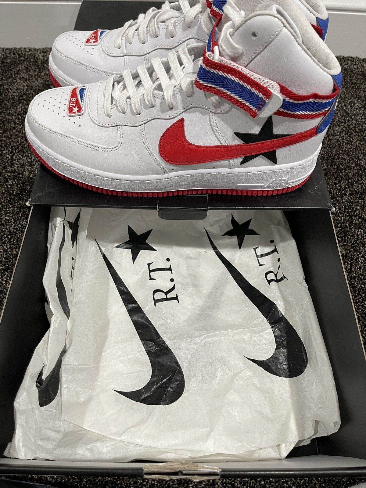 Nike × Riccardo Tisci Nike Air Force 1 High Riccardo Tisci Victorious MinoTaurs Size US 10 / EU 43 - 7 Thumbnail