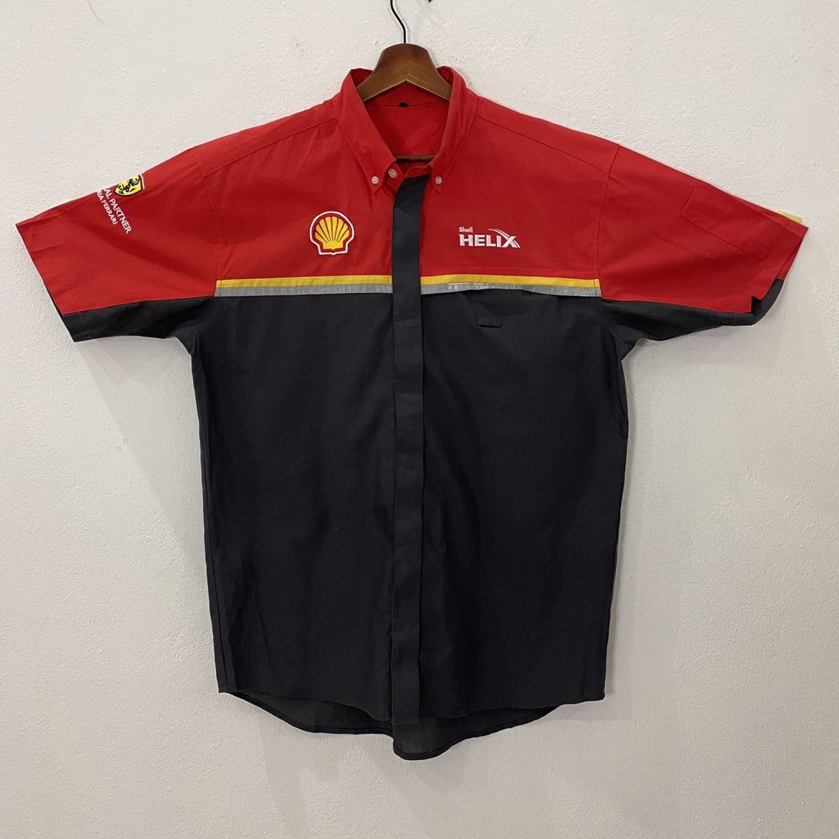 Ferrari Vintage Shell Ferari Button Ups Tee Size US L / EU 52-54 / 3 - 1 Thumbnail