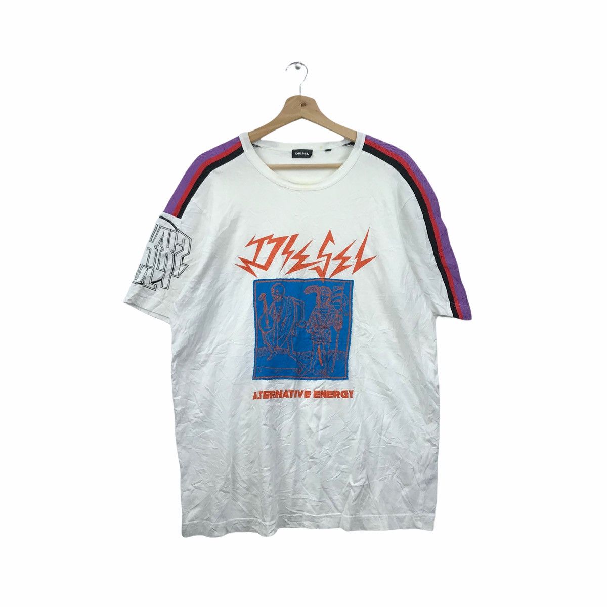 Vtg DIESEL ALTERNATIVE ENERGY Music Tour Festival Tee Shirt