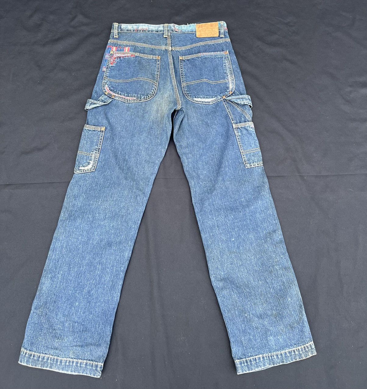 Vintage MEDICAL BRANCH Japan Distressed Embroidery Patchwork Denim Size US 31 - 20 Thumbnail