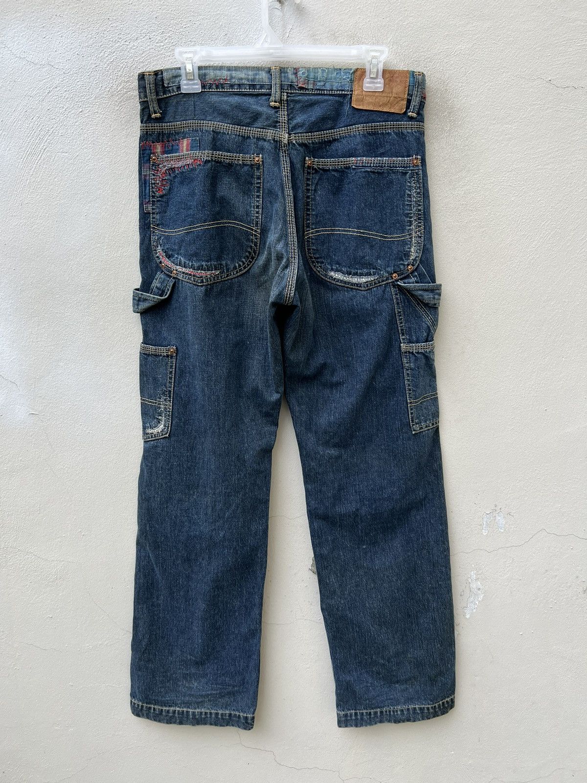 Vintage MEDICAL BRANCH Japan Distressed Embroidery Patchwork Denim Size US 31 - 8 Thumbnail