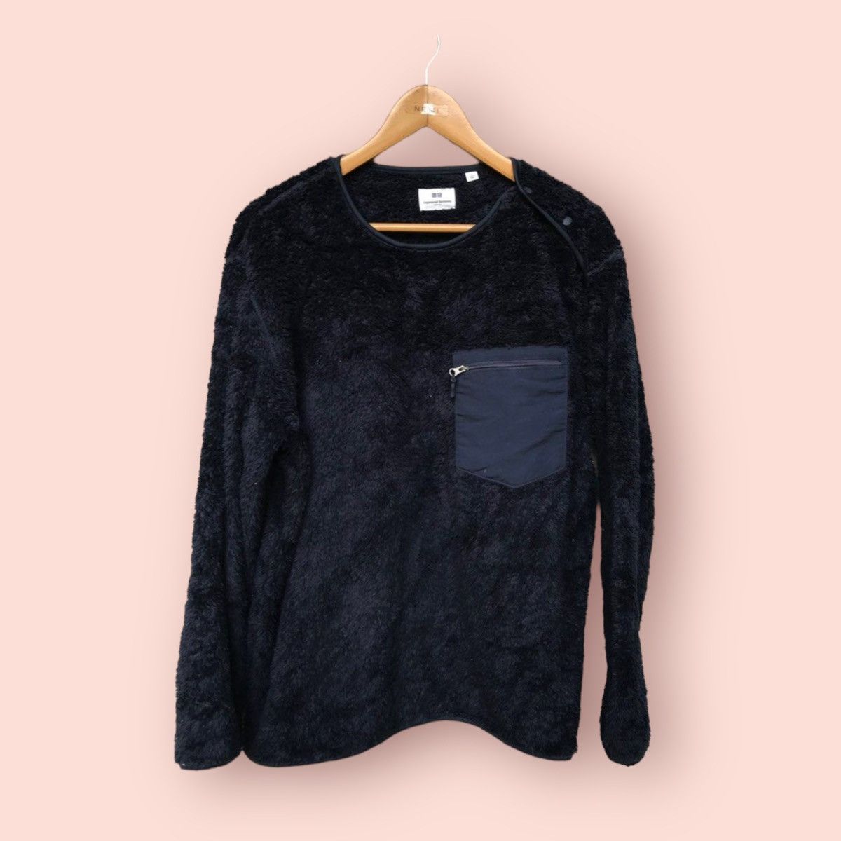 Engineered Garments × Japanese Brand × Uniqlo RARE ENGINEERED GARMENTS X UNIQLO FLUFFY FLEECE SWEATER Size US M / EU 48-50 / 2 - 8 Thumbnail