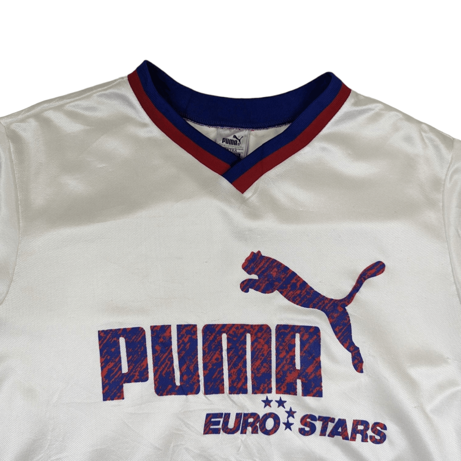 Puma Vintage 90's PUMA Big Spell Out Soccer Football Jersey Size US L / EU 52-54 / 3 - 4 Thumbnail